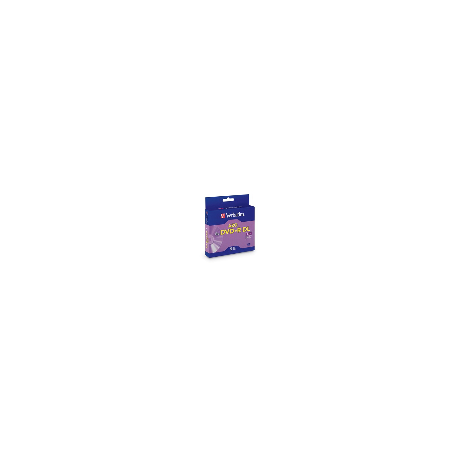 Verbatim 95311 DVD Recordable Media - DVD+R DL - 8x - 8.50 GB - 5 Pack Jewel Case (95311)