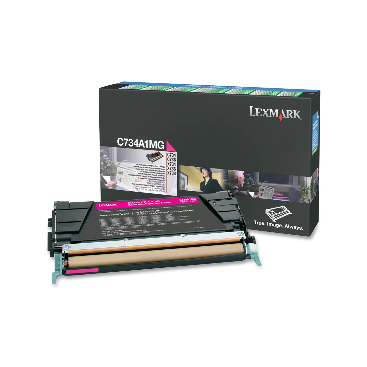 Lexmark Magenta Return Program Toner Cartridge