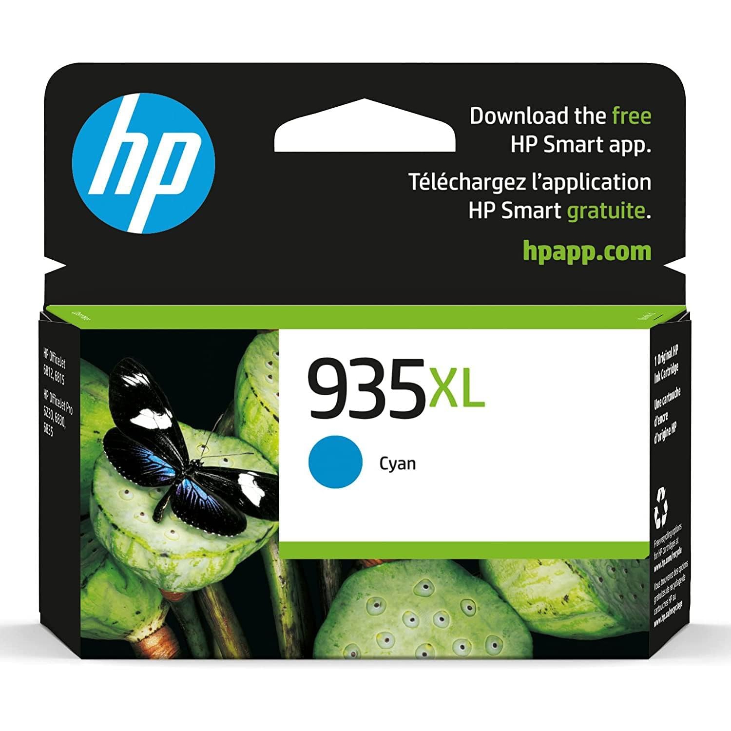 HP 935XL Original High Yield Ink Cartridge - Cyan