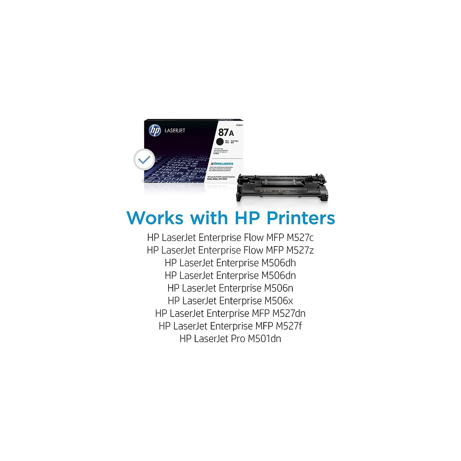 HP 87A Black Original LaserJet Toner Cartridge