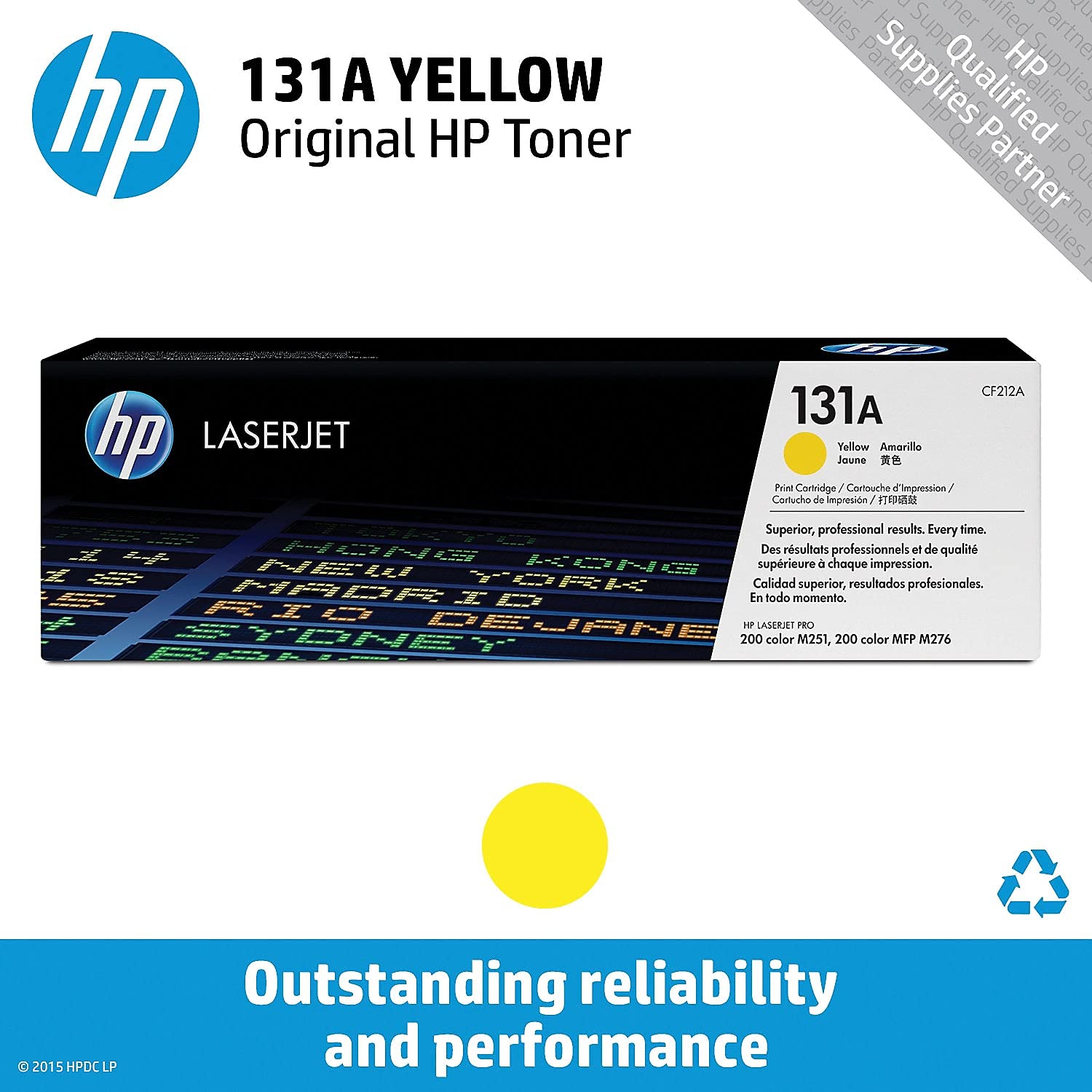 HP 131A Yellow Original LaserJet Toner Cartridge