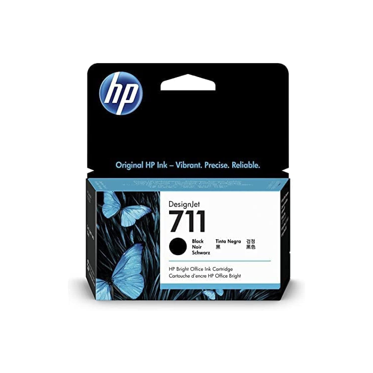 HP 711 38-ml Original Black DesignJet Ink Cartridge