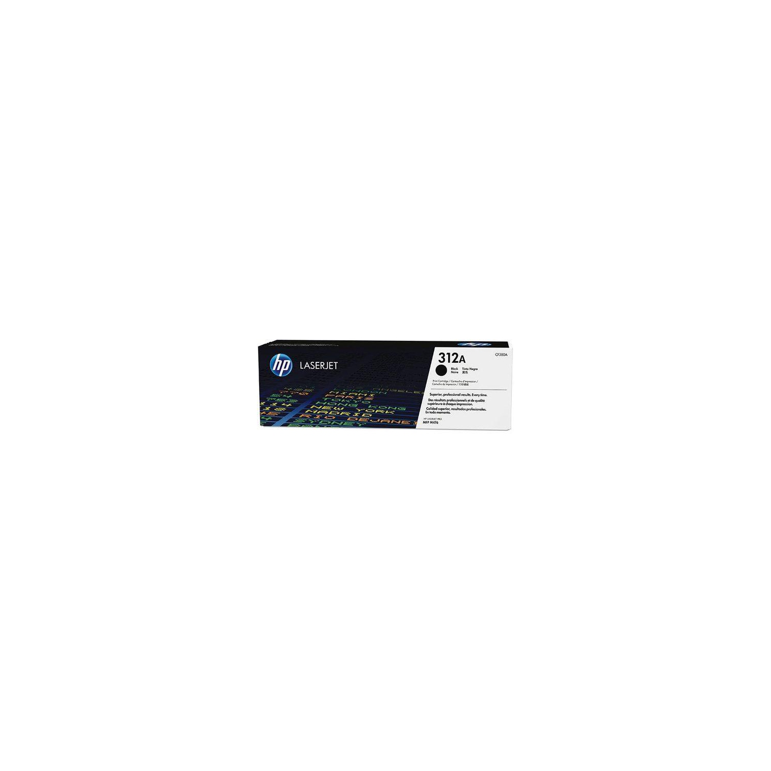 HP 312A Black Original LaserJet Toner Cartridge
