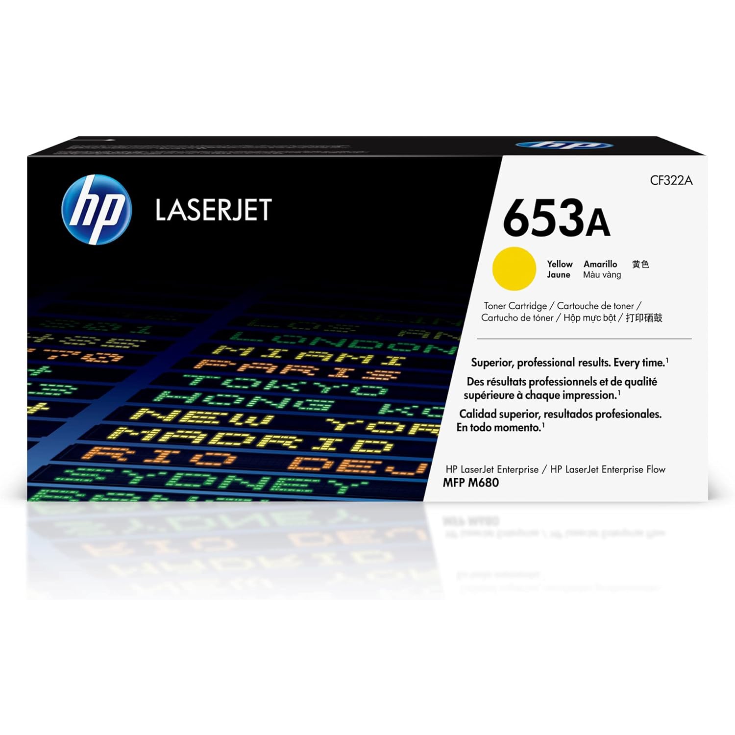 HP 653A Yellow Original LaserJet Toner Cartridge