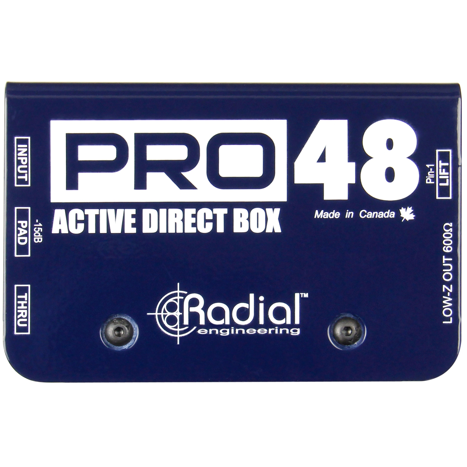 Boîtier DI actif Radial Pro48