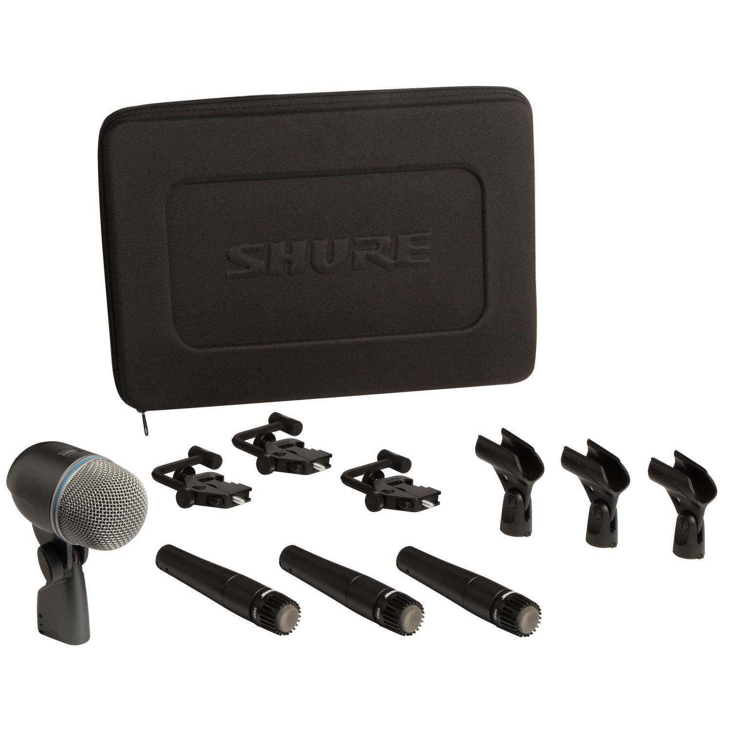 Shure DMK57-52 Drum Mic Kit with Beta 52A and 3x SM57
