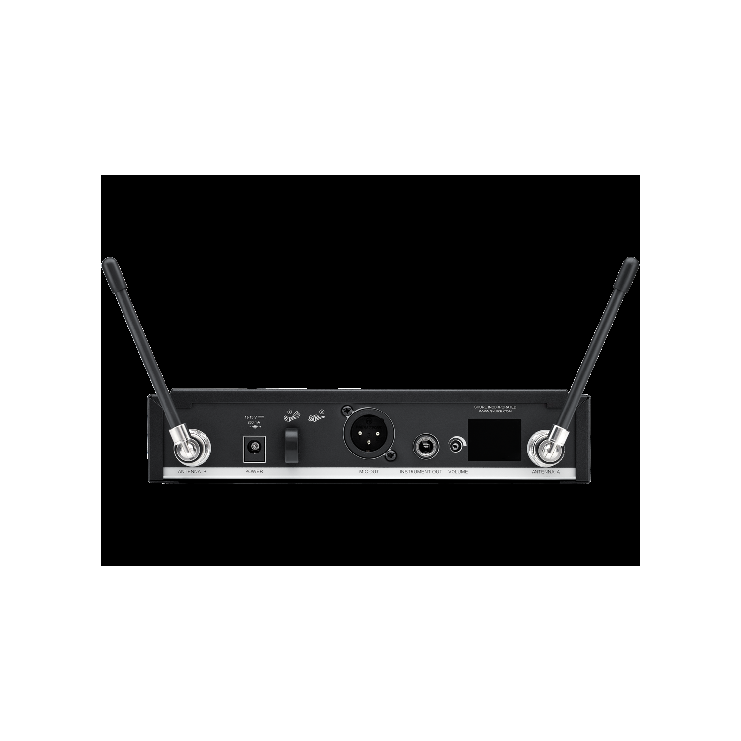 Shure BLX24R/SM58 Wireless Handheld System with SM58 Microphone and Rack Mountable Receiver