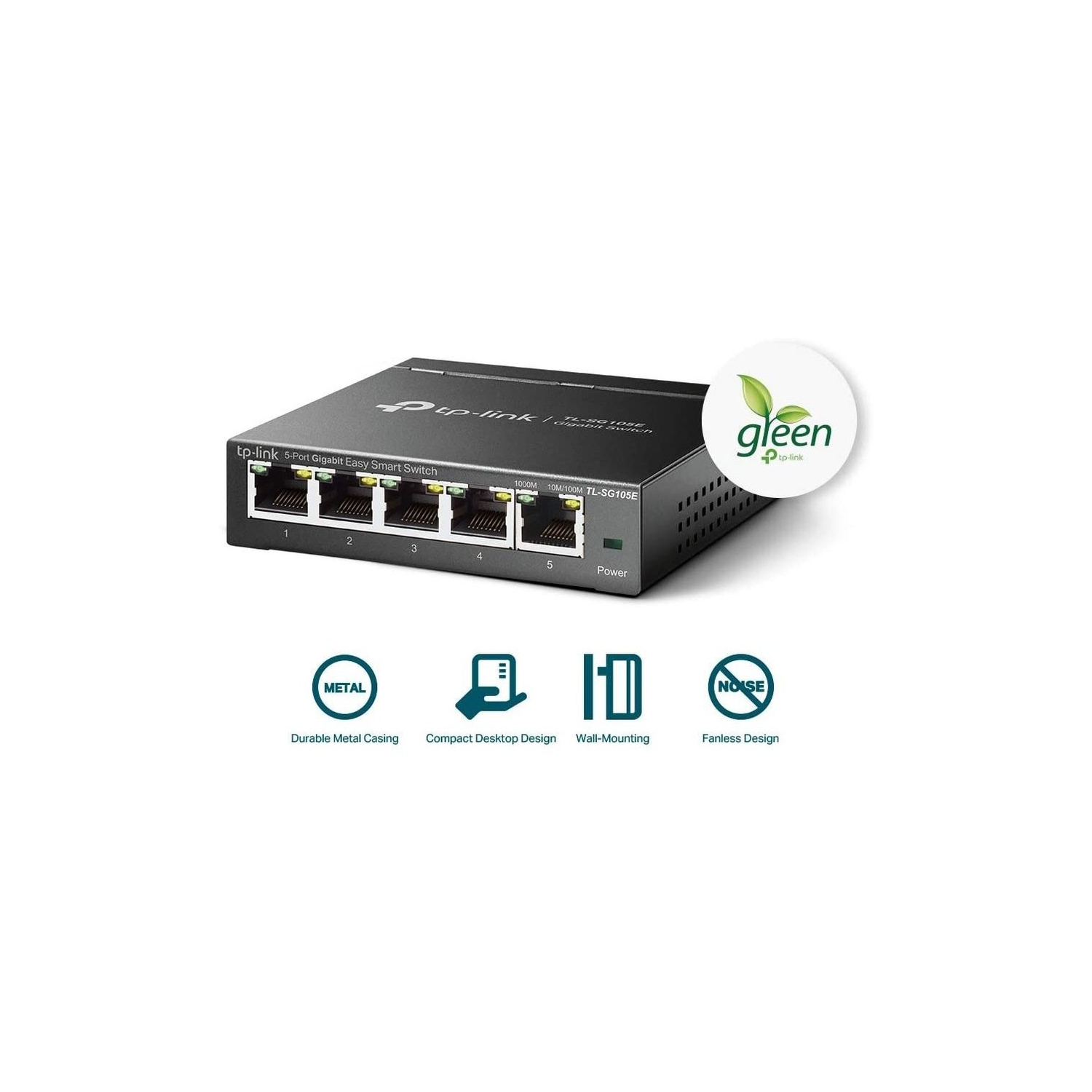 TP-LINK - 5 PORT GIGABIT DESKTOP ETHERNET SWITCH