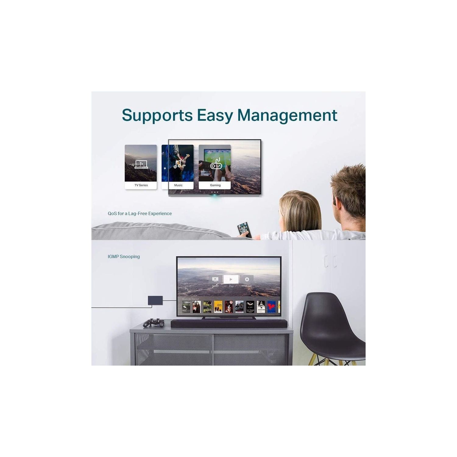 TP-LINK - 5 PORT GIGABIT DESKTOP ETHERNET SWITCH