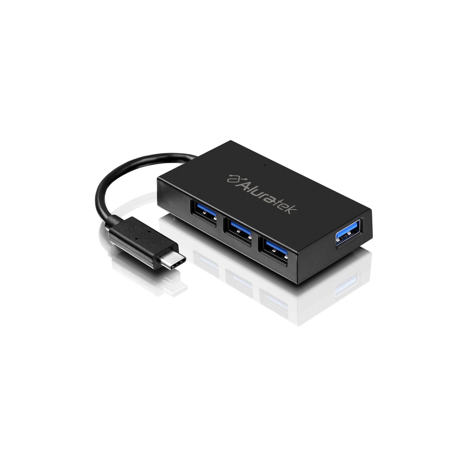 ALURATEK 4-Port USB 3.1 Gen 1 SuperSpeed Type-C Hub