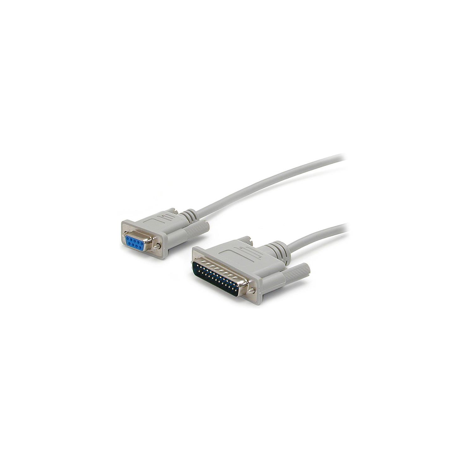 Startech 10 Ft Cross Wired Db9 To Db25 Serial Null Modem Cable - F-m