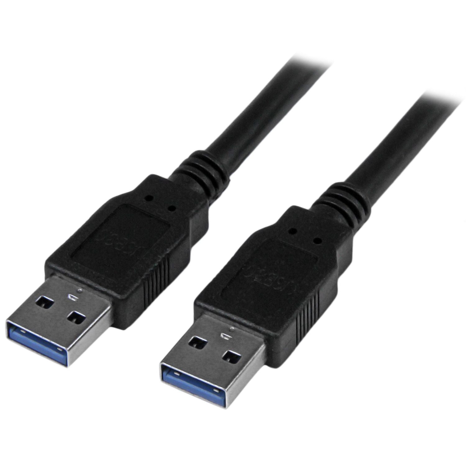StarTech 6 ft Black SuperSpeed USB 3.0 Cable A to A - M/M