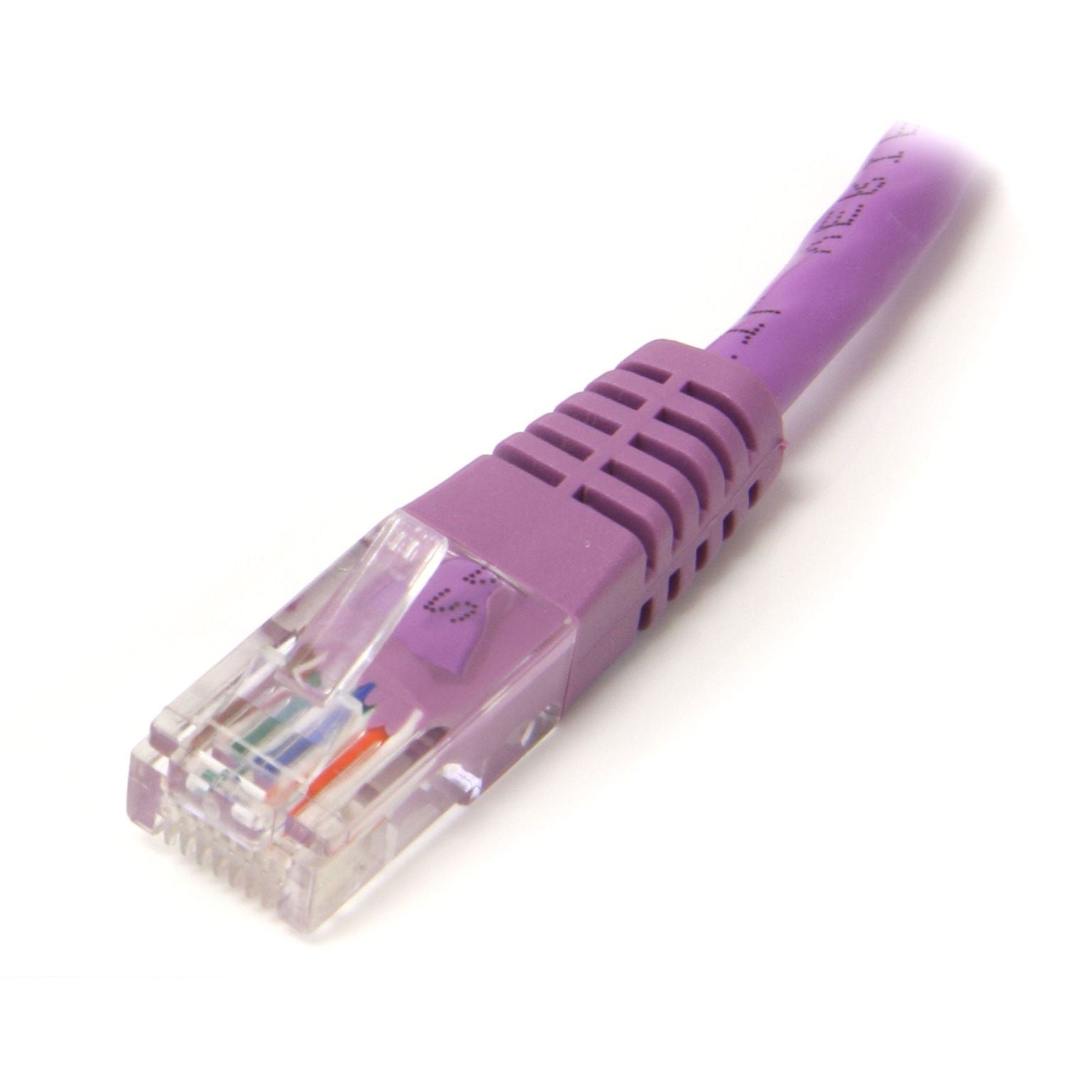 StarTech 6 ft Purple Cat5e / Cat 5 Molded Patch Cable 6ft