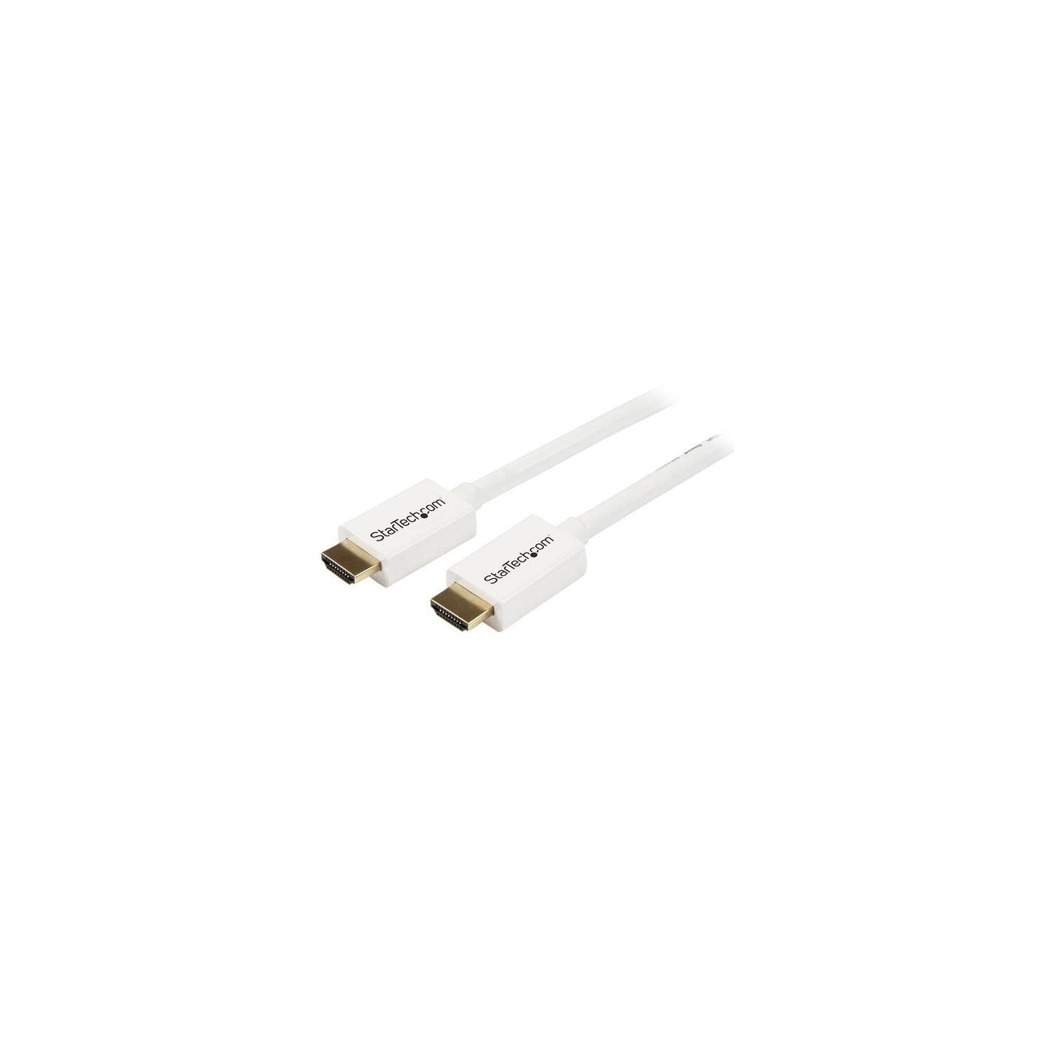 StarTech White CL3 In-wall High Speed HDMI Cable, Ultra HD 4k x 2k HDMI
