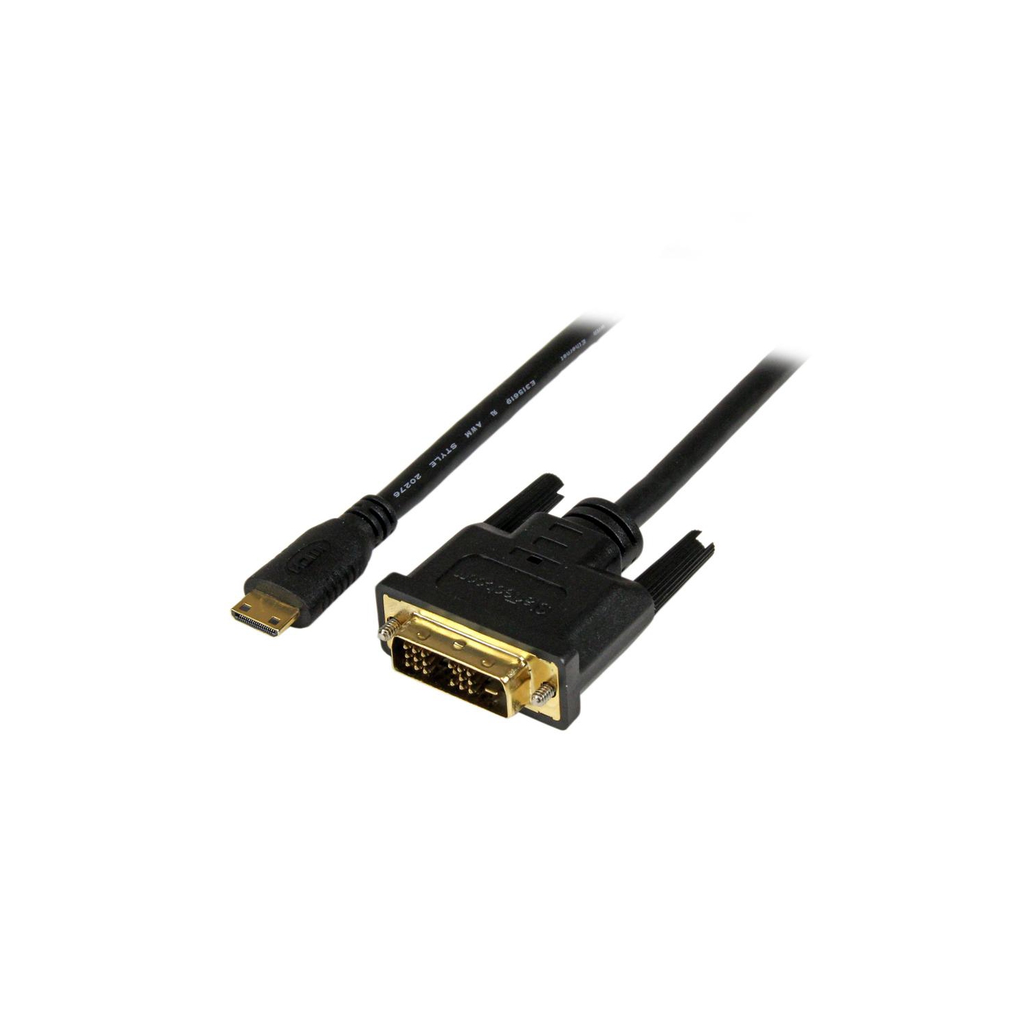 StarTech 2m Mini HDMI to DVI-D Cable - M/M - 2 m