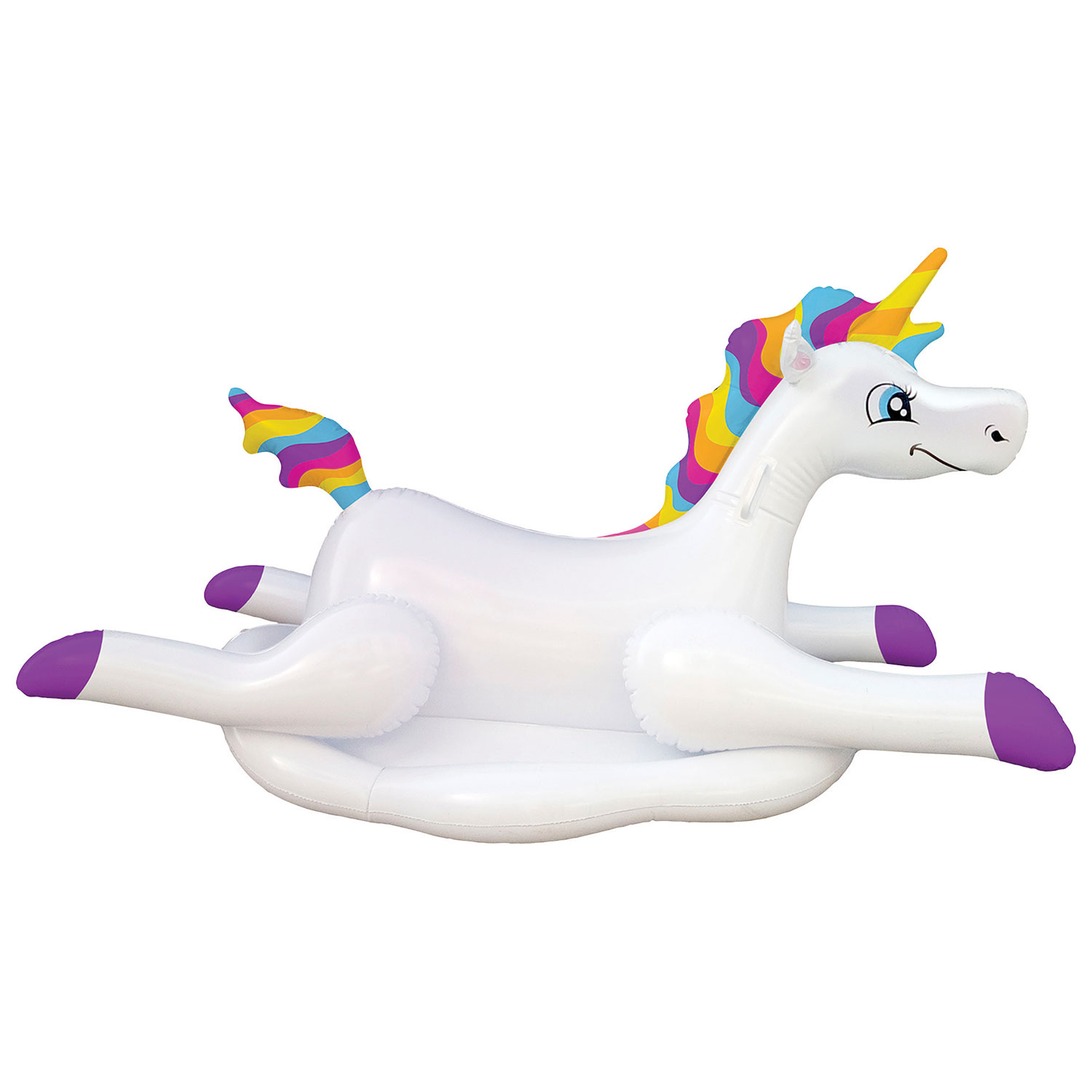 Blue Wave Unicorn Inflatable Pool Ride-On Float - White