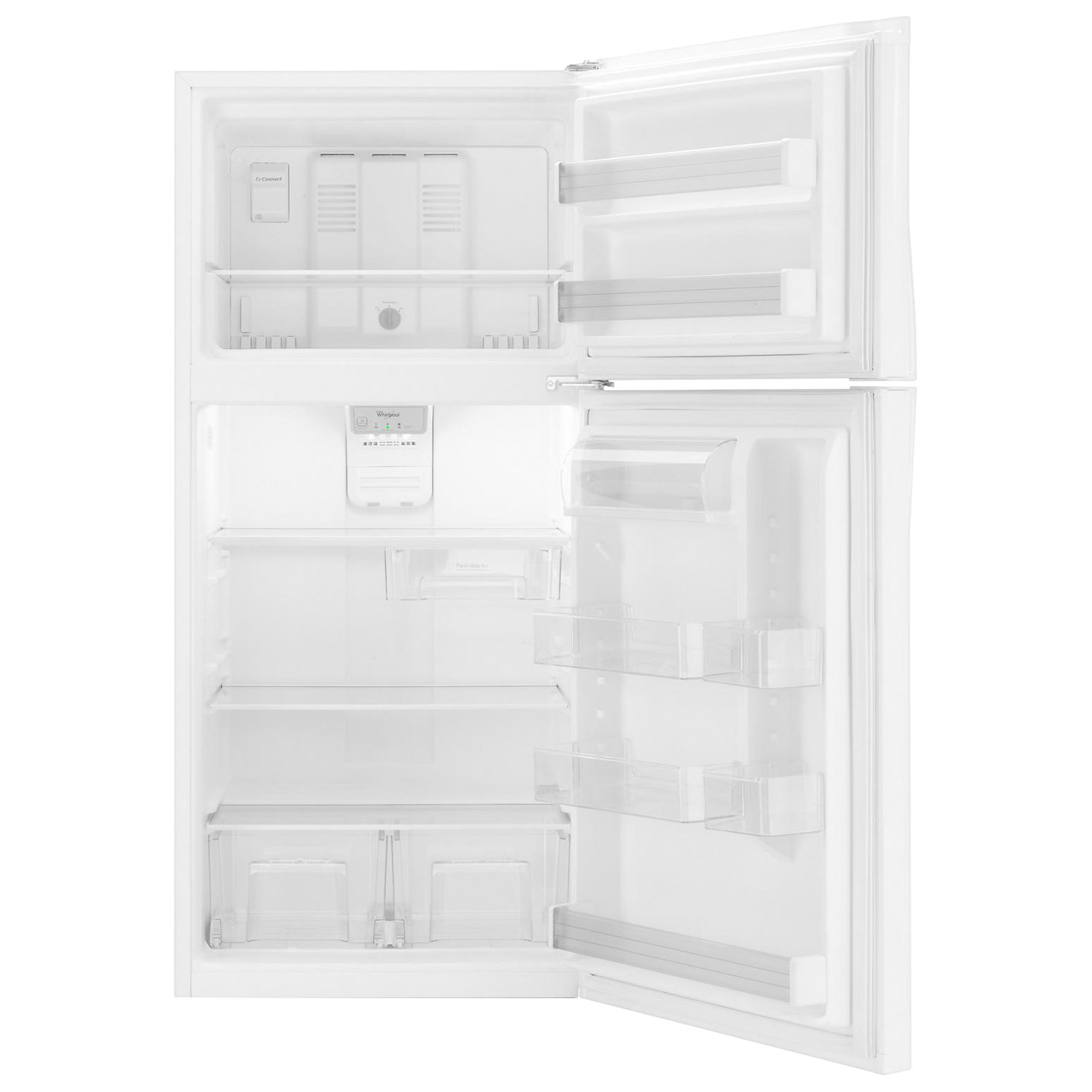Whirlpool 30" 19.2 Cu. Ft. Top Freezer Refrigerator - White