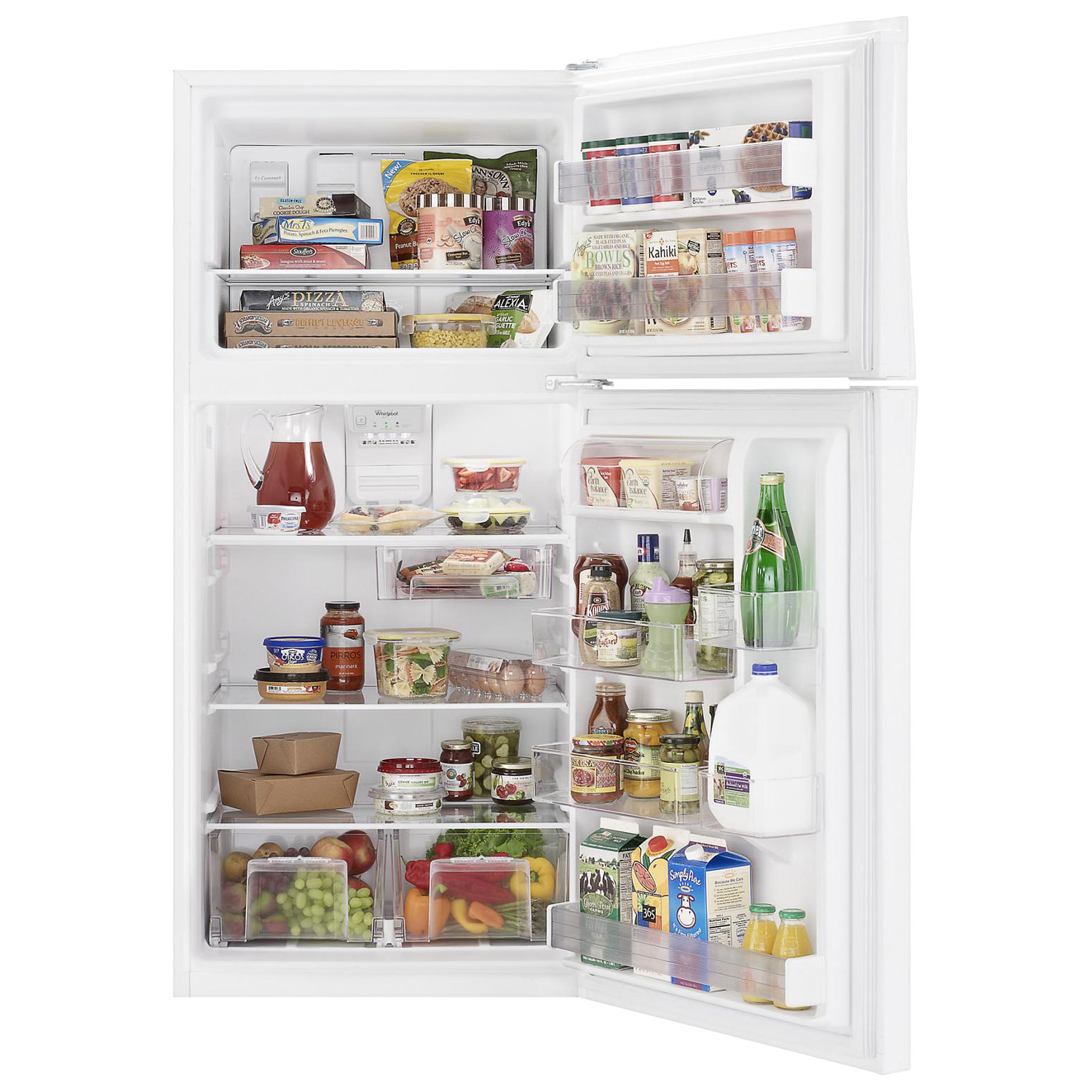 Whirlpool 30" 19.2 Cu. Ft. Top Freezer Refrigerator - White