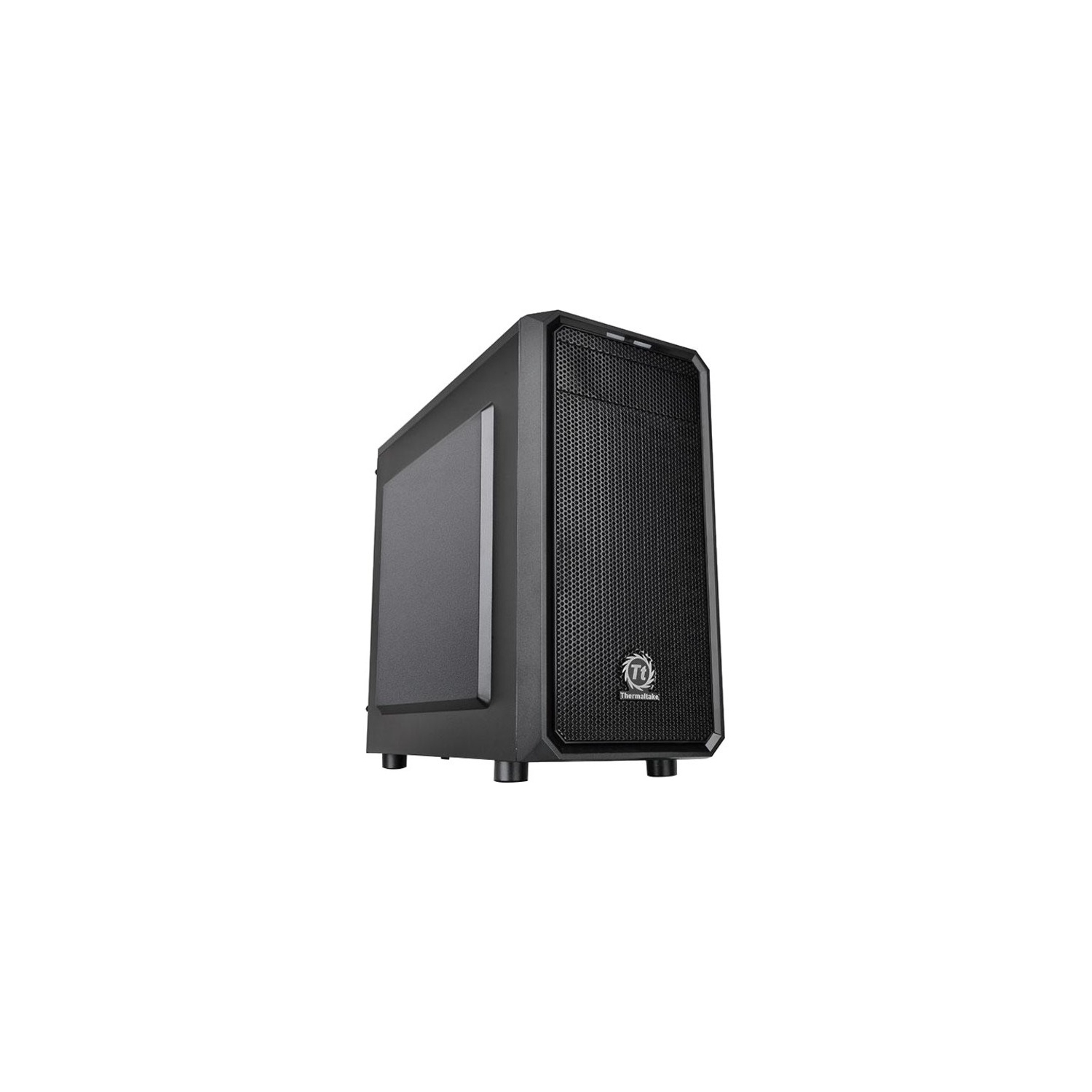 Thermaltake Versa H15 SPCC Micro ATX Mini Tower Computer Chassis CA-1D4-00S1NN-00
