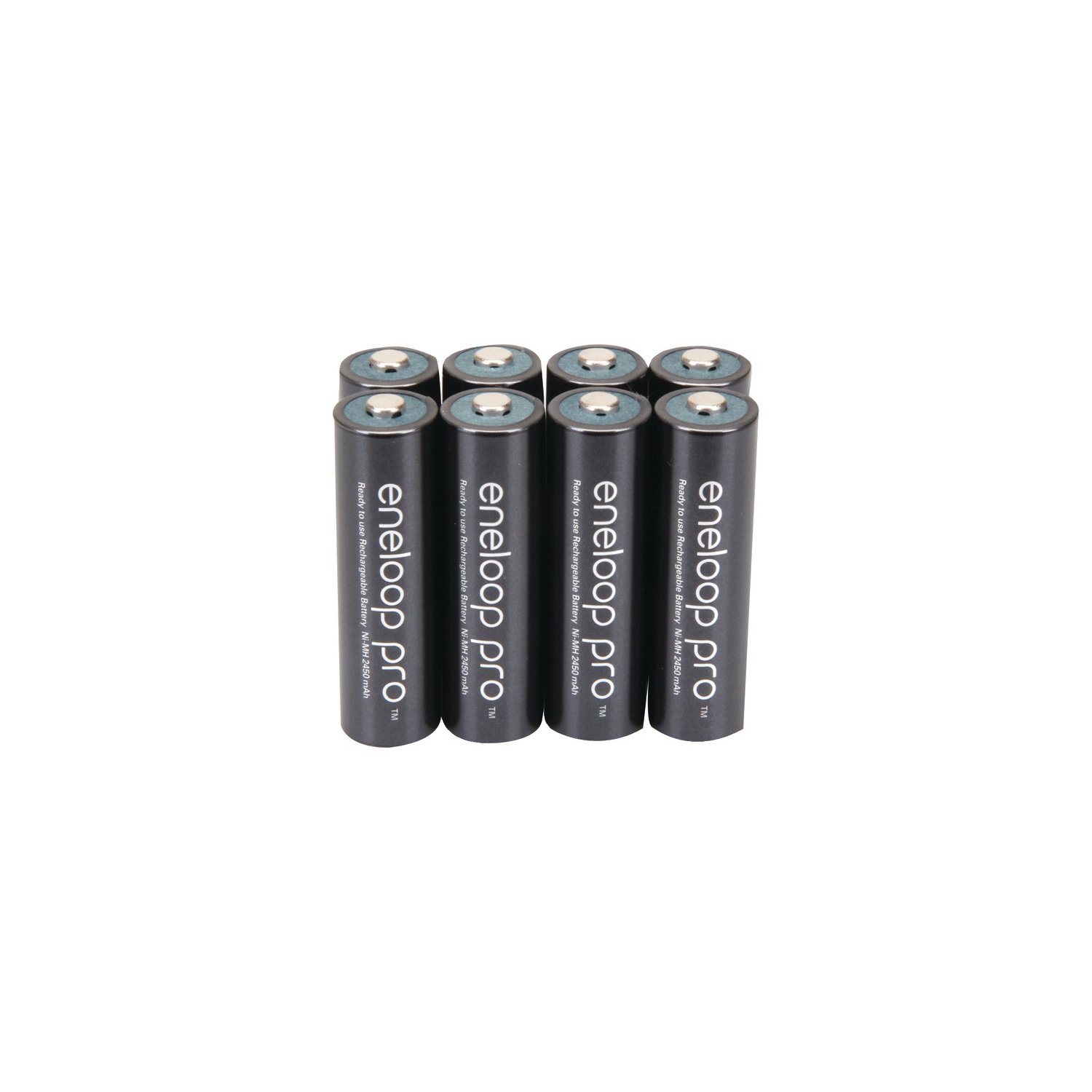 ENELOOP PRO AA 8PK 2550MAH RECHARGEABLE BATTERIES