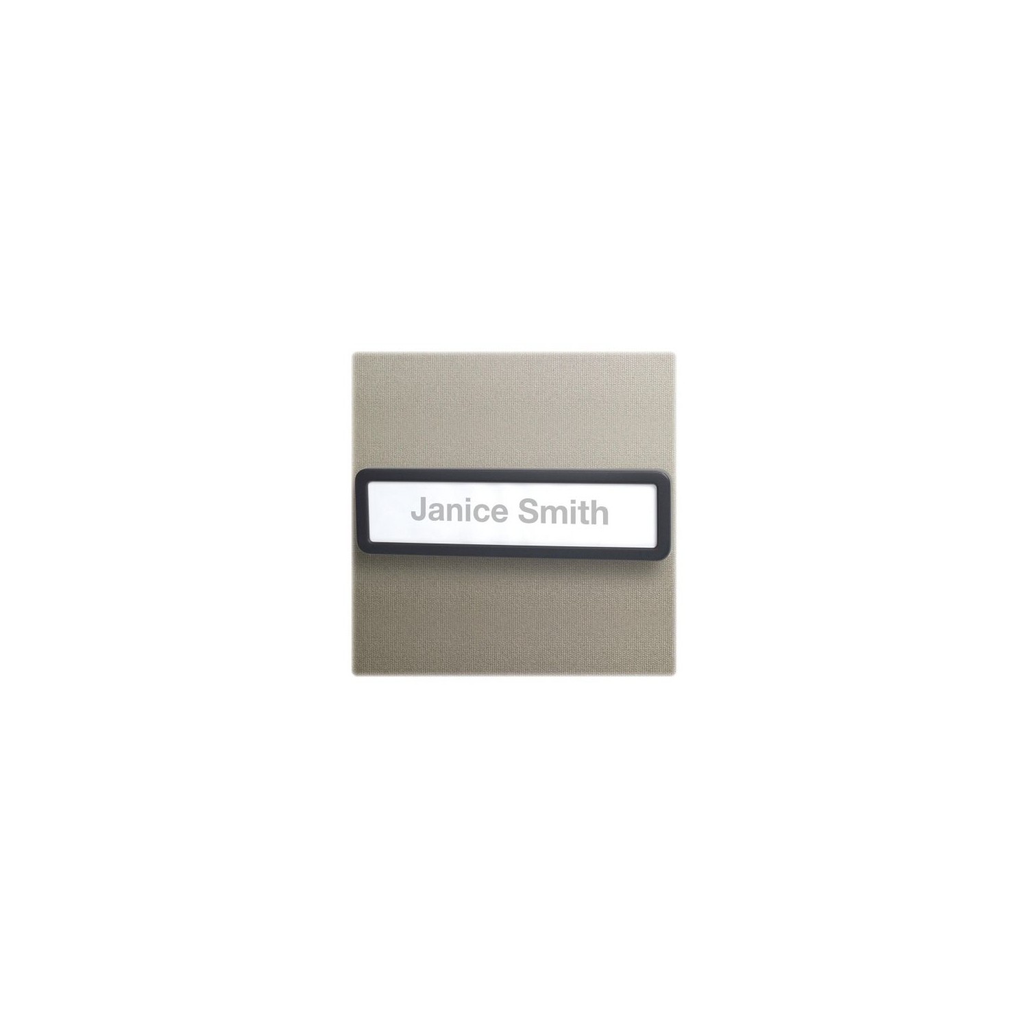 Lorell Recycled Plastic Cubicle Nameplate