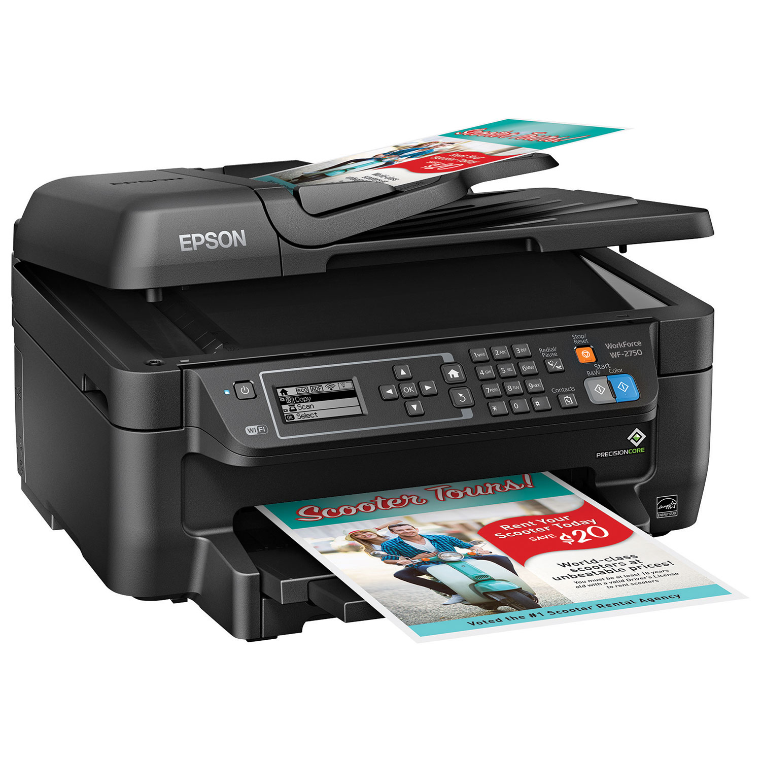 Epson WorkForce WF-2750 Wireless All-In-One Inkjet Printer : Inkjet  Printers - Best Buy Canada
