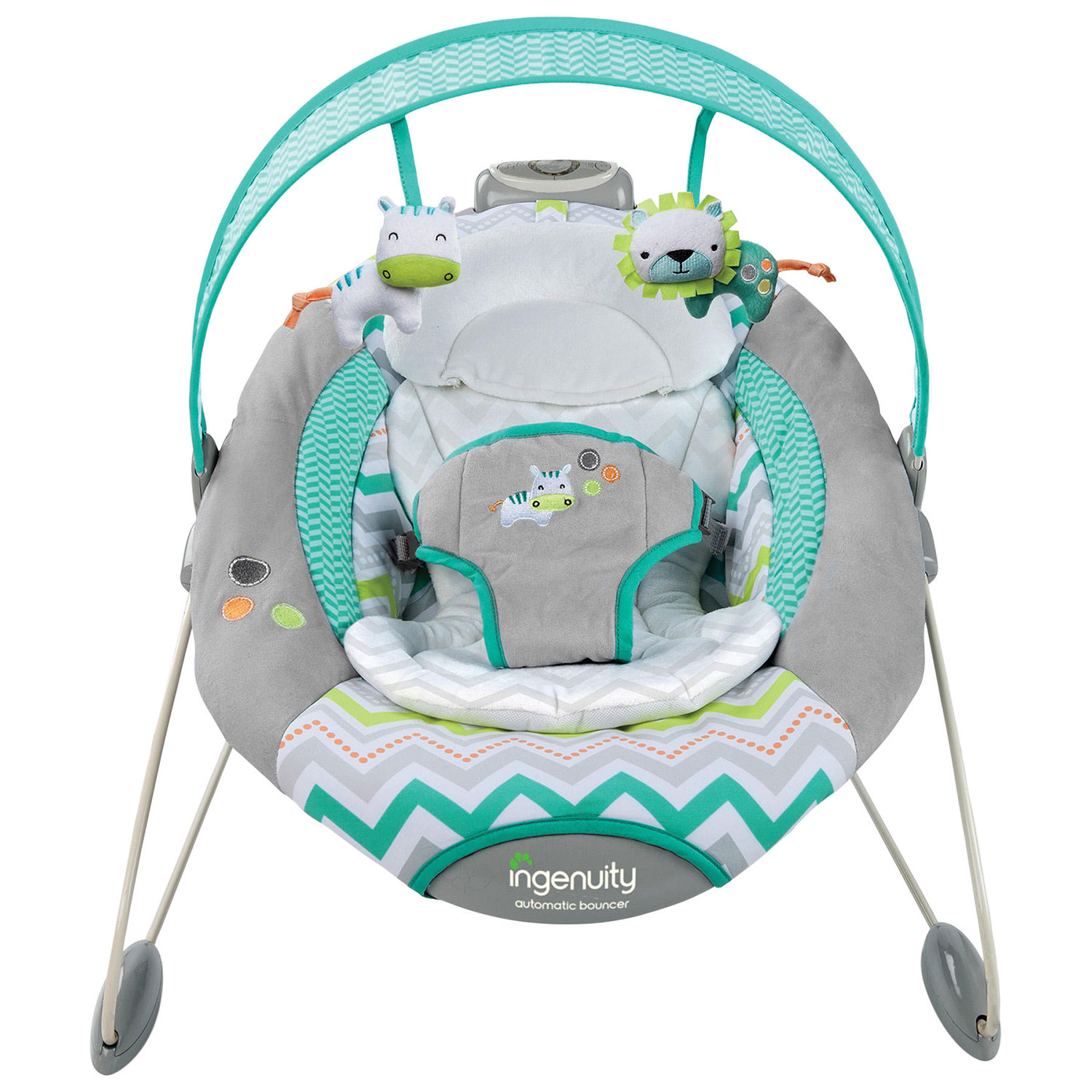 chadwick smartbounce automatic bouncer in grey