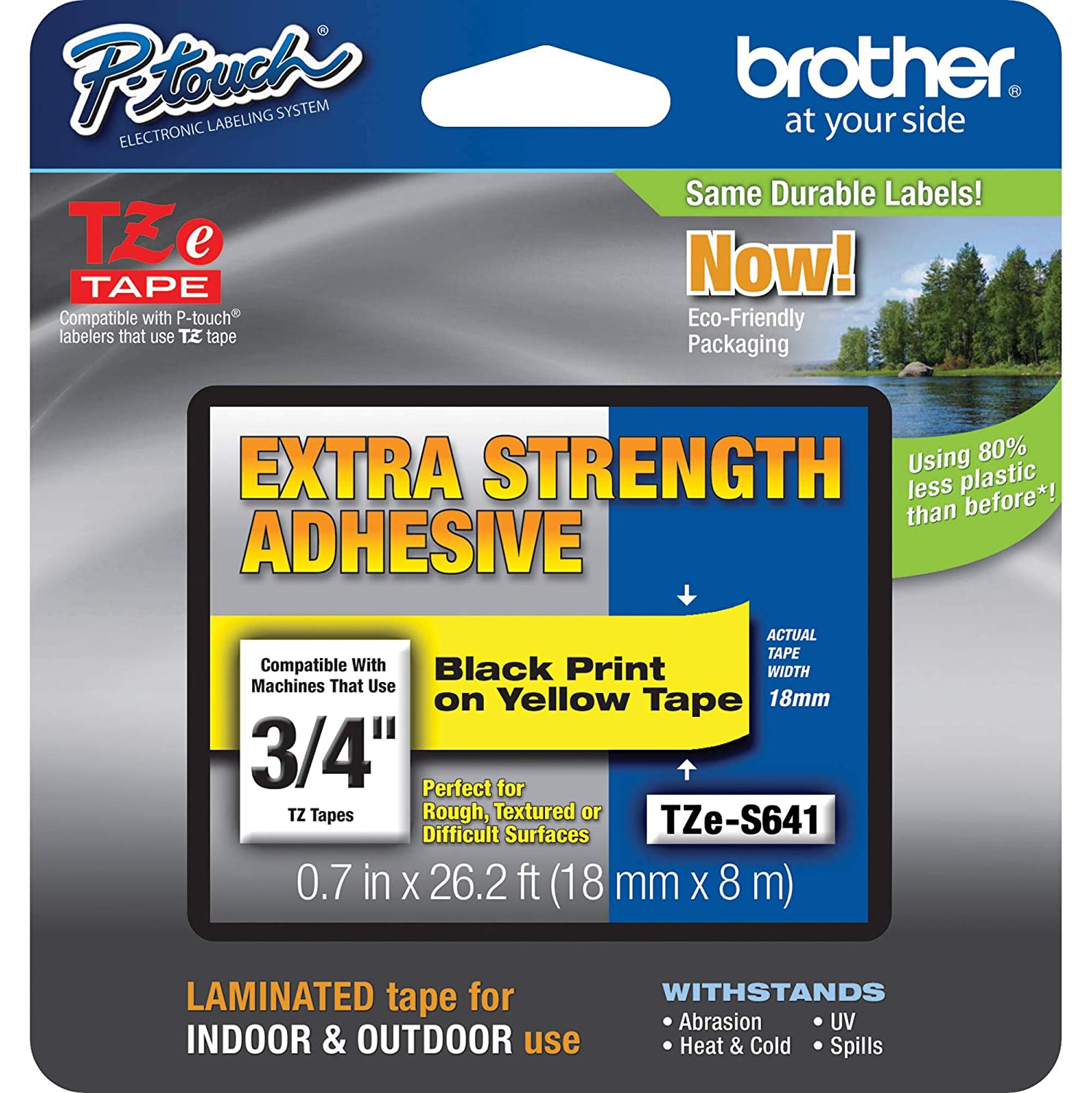 BROTHER Laminated Tape - Yellow