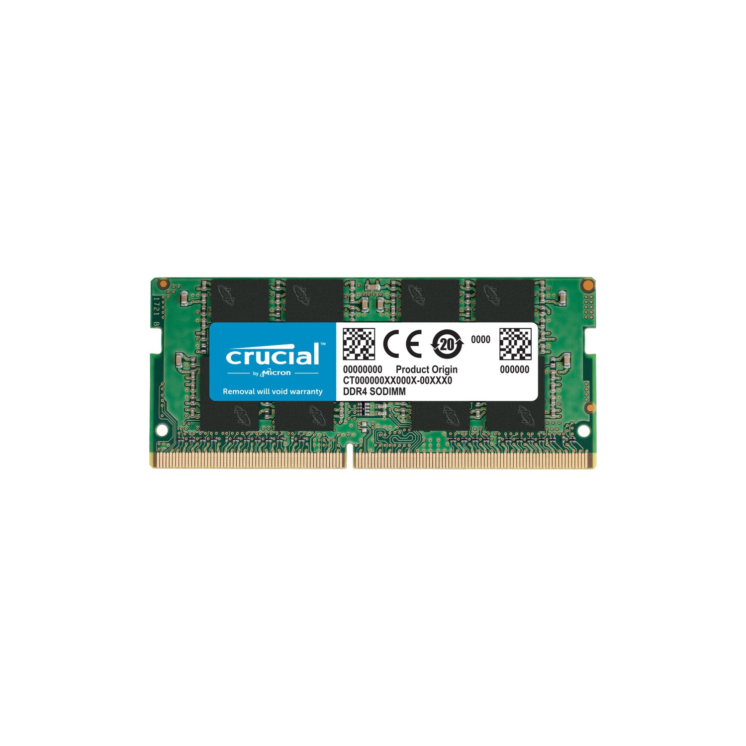 Crucial Memory CT16G4SFD824A 16GB DDR4 2400 SODIMM DRx8 Retail