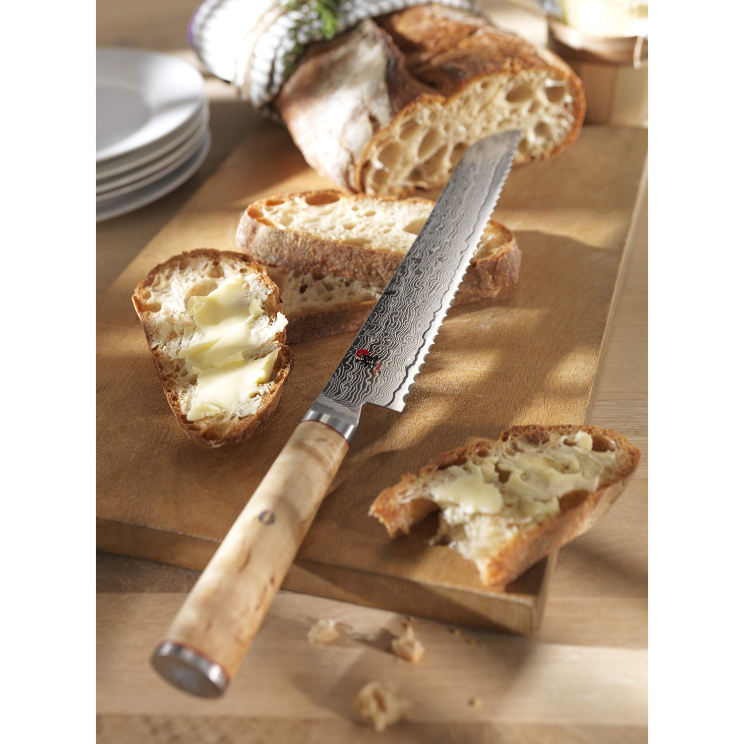 Miyabi Birchwood Bread Knife 9" / 220 mm- 5000MCD