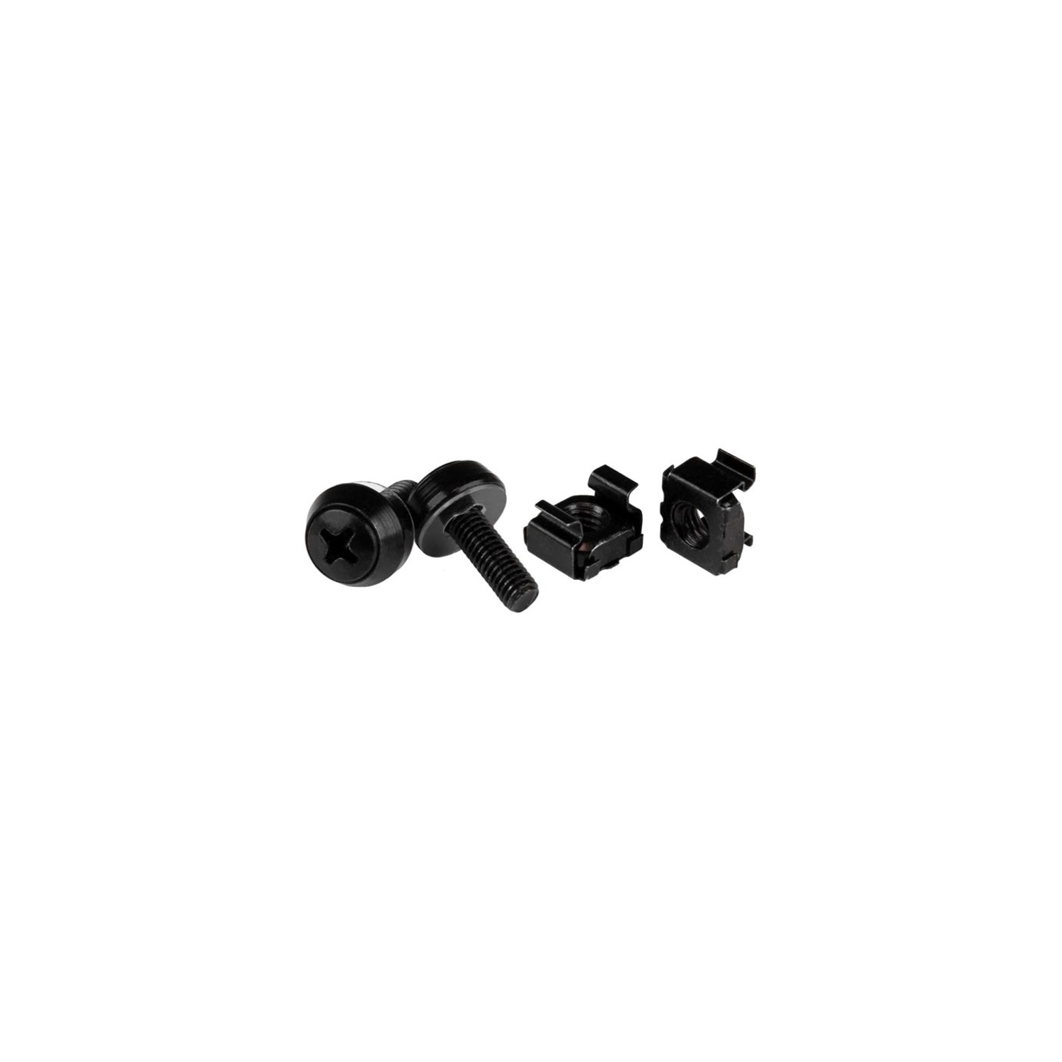 M5 SCREWS & CAGE NUTS - 100 PACK, BLACK