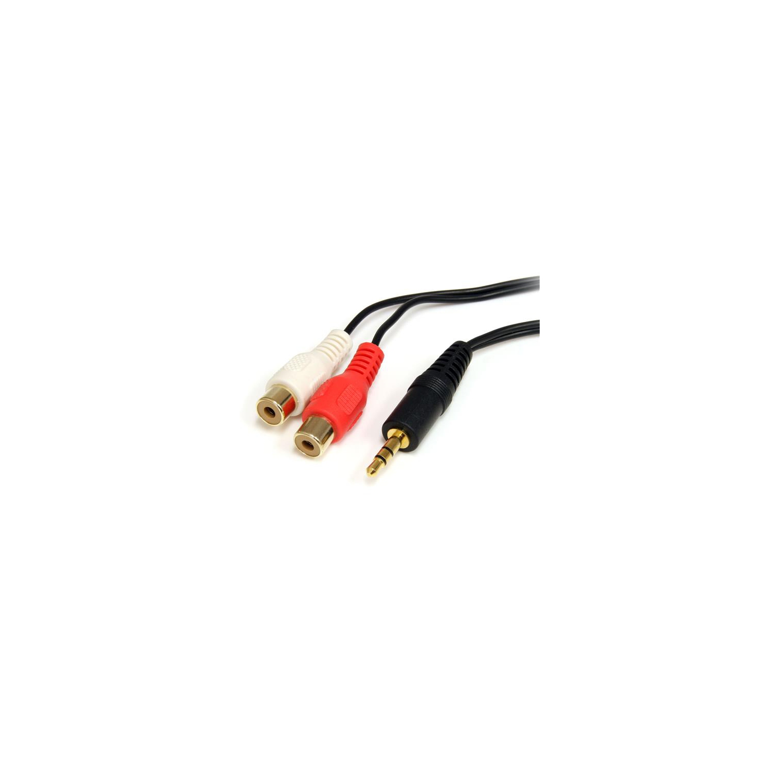 StarTech 6 ft Stereo Audio Cable - 3.5mm Male to 2x RCA Female