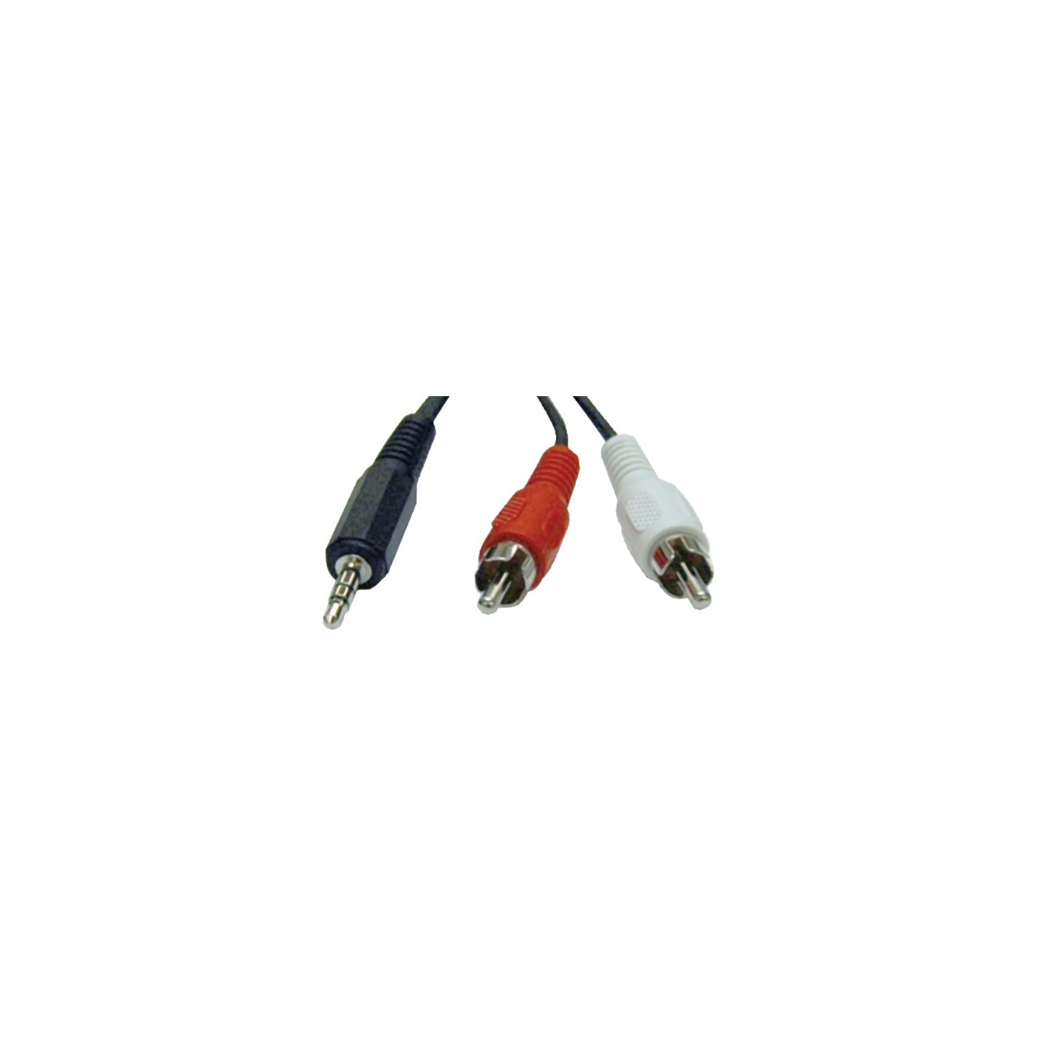 Tripp Lite 3.5mm Mini Stereo to Two RCA Audio Y Splitter Adapter Cable