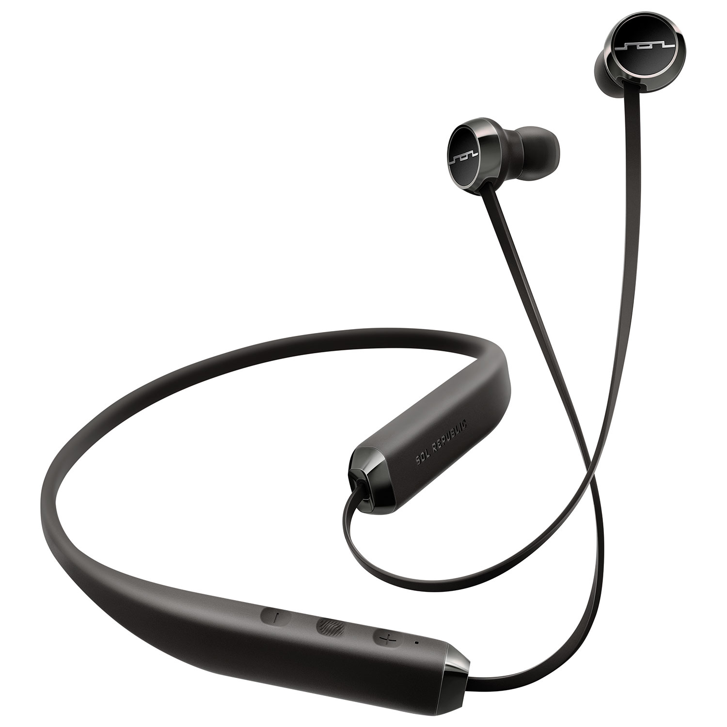 SOL REPUBLIC Shadow In-Ear Sound Isolating Headphones (SOL-EP1140BK) - Black