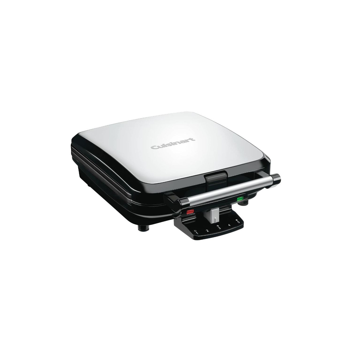 Cuisinart WAF-150 4-Slice Belgian Waffle Maker, Stainless Steel, Silver