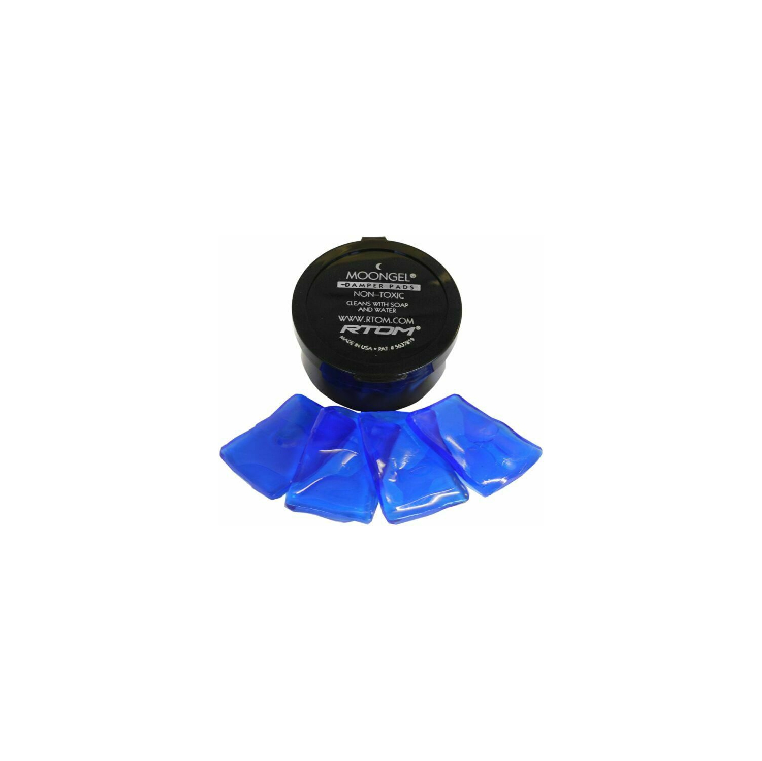 Tampons en gel pour amortissement Moongel à tête de tambour, paq./6