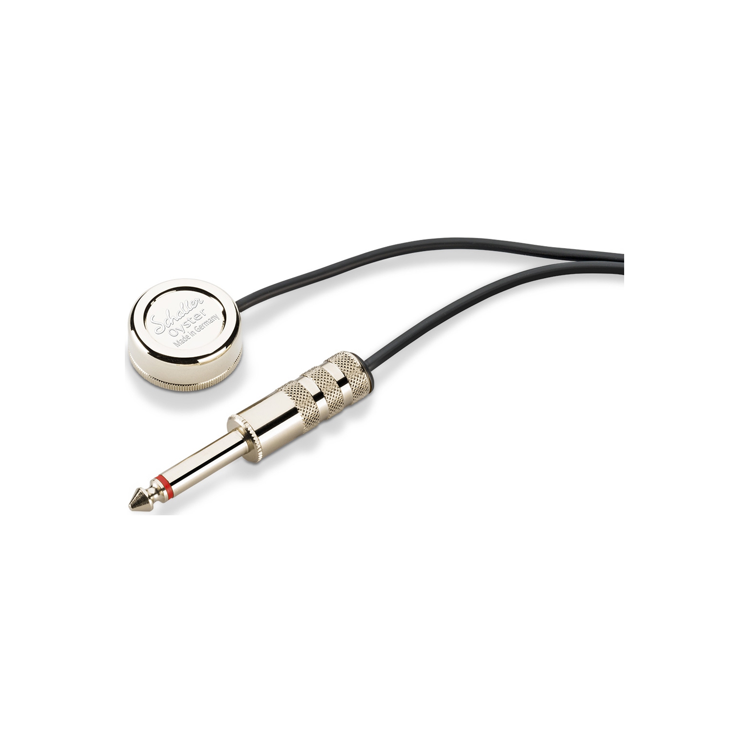 Schaller Oyster Piezo Guitar Pickup - 1/4 Chrome