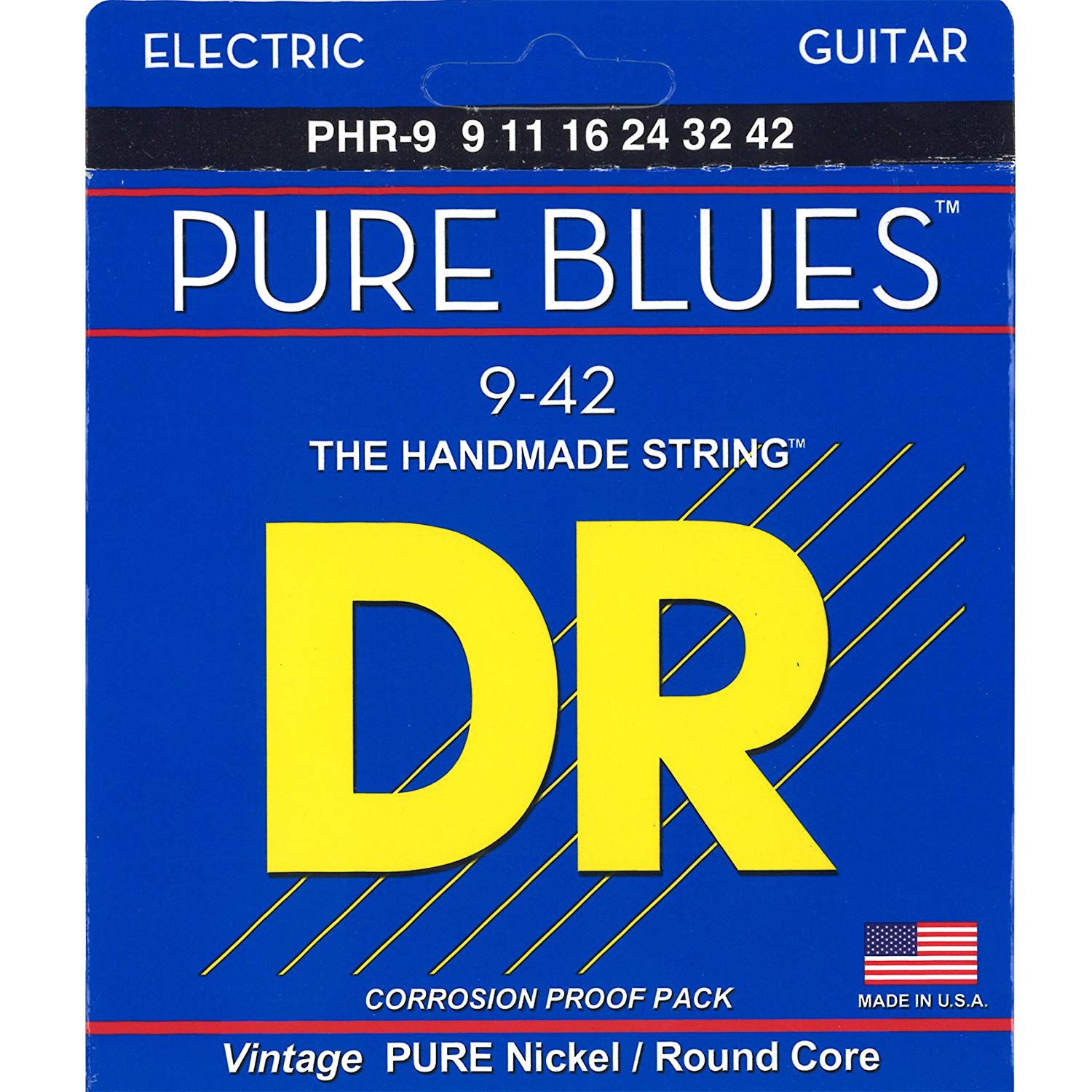 Pure Blues Electric Guitar Strings, Light
