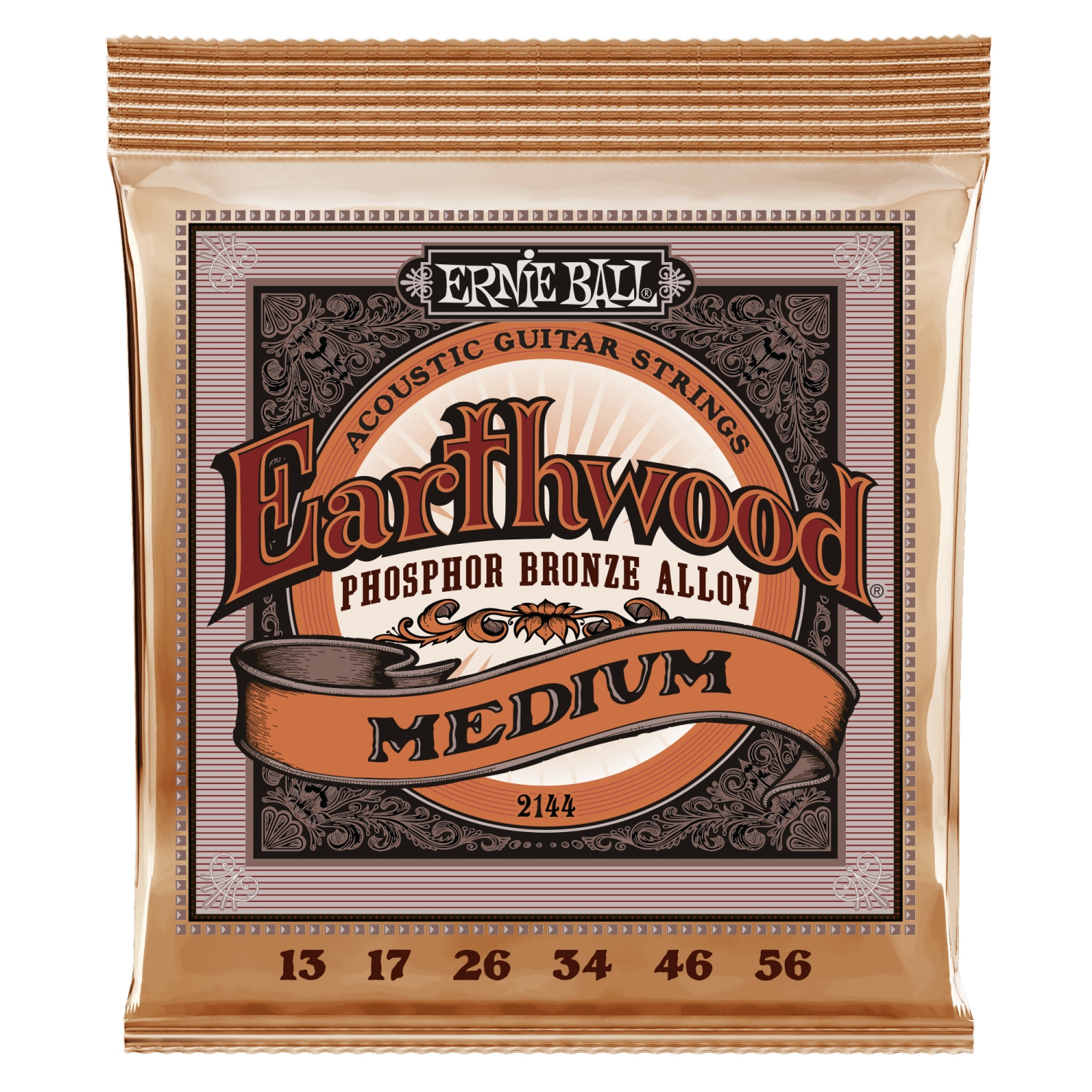 Ernie Ball Earthwood Medium Phosphor Bronze Acoustic Guitar Strings