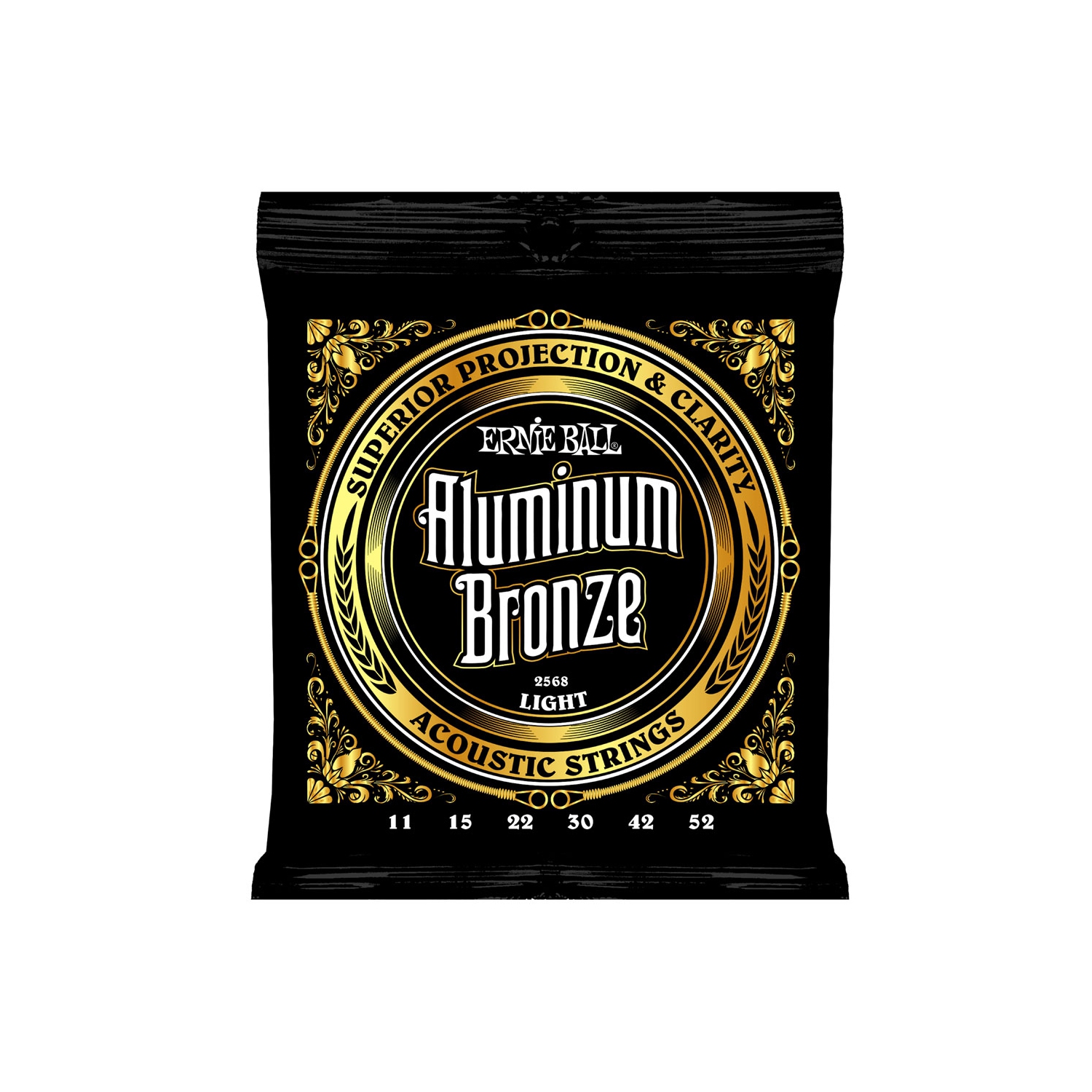 Ernie Ball P02568 Aluminum Bronze Acoustic Guitar Strings - Light