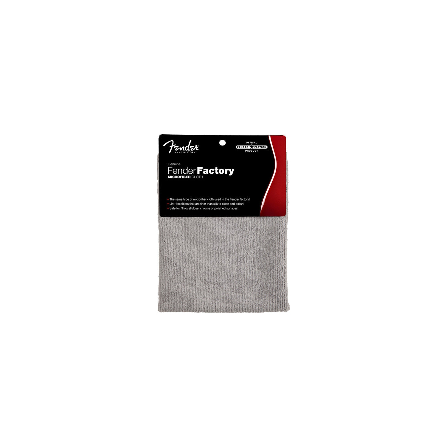 Fender Factory Microfiber Cloth - Gray
