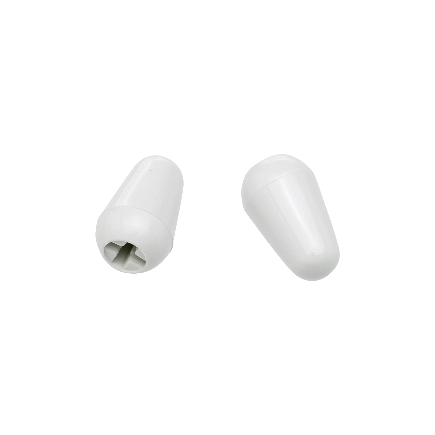 Fender Stratocaster Switch Tips - White, Pair