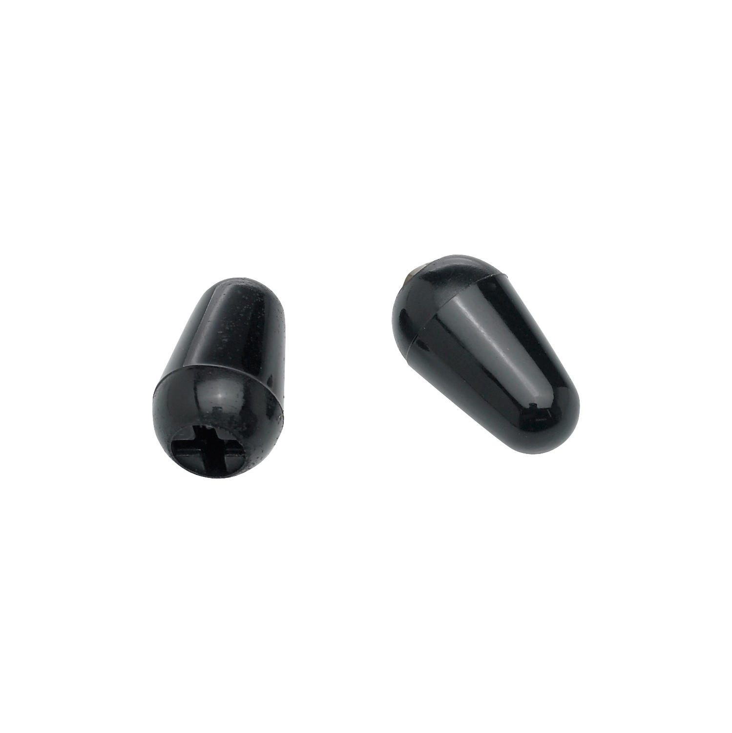 Fender Stratocaster Switch Tips - Black, Pair