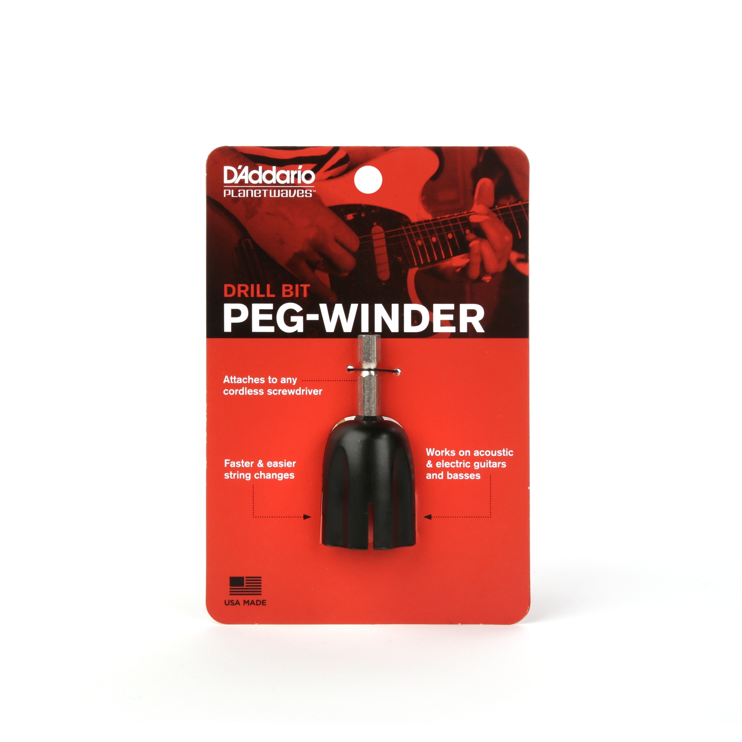 Planet Waves PW-DBPW-01 Drill Bit Peg Winder