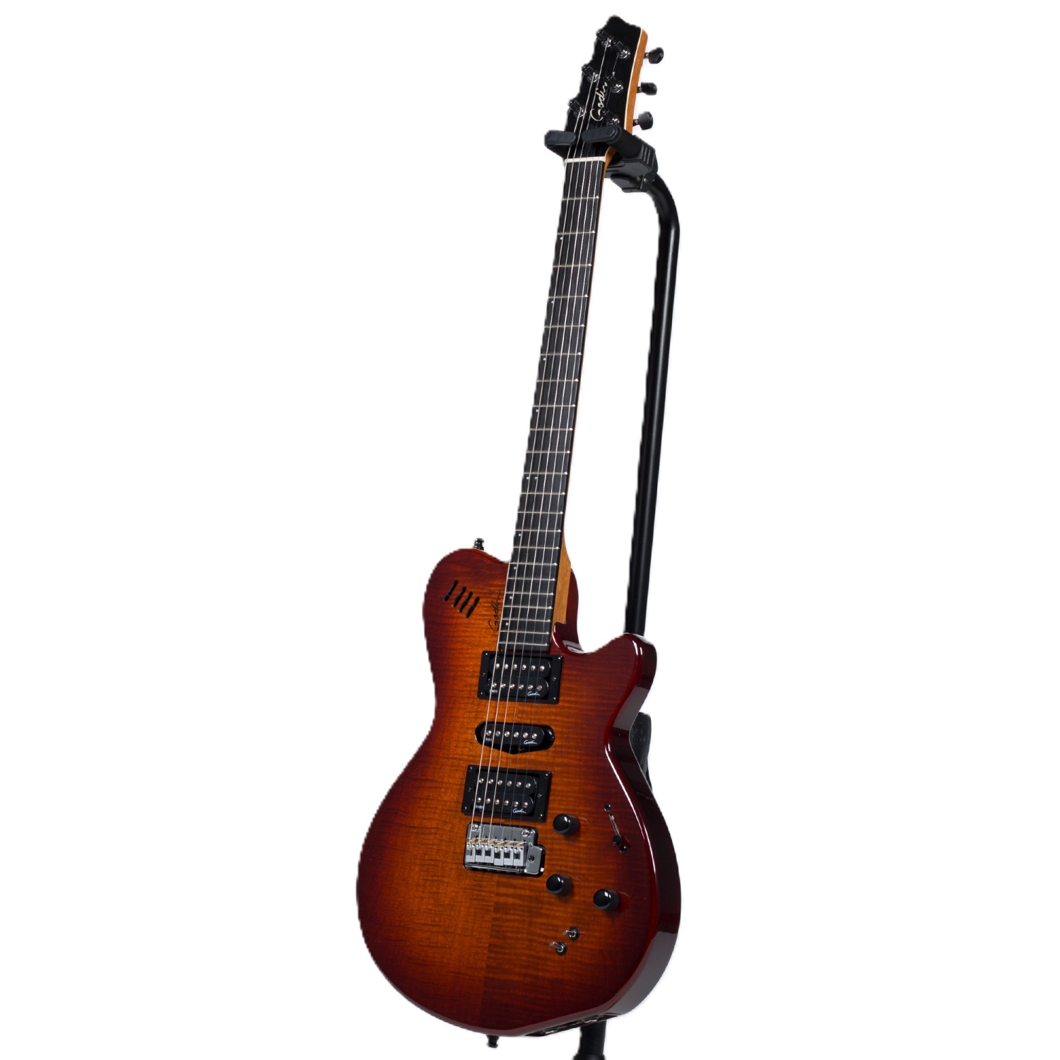 Guitare électrique XTSA de Godin - Lightburst très lustré