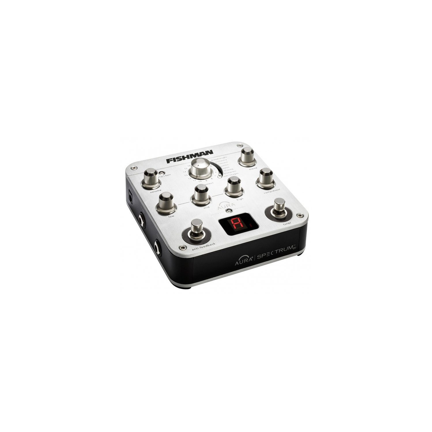 FISHMAN フィッシュマン Aura Spectrum DI Preamp Fishman Aura Spectrum DI Pedal | Long & McQuade