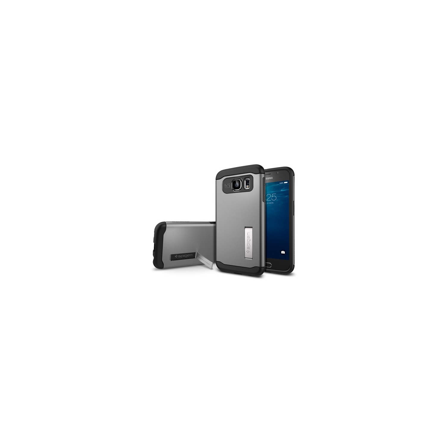 Spigen Slim Armor Case for Samsung Galaxy S6 - Gunmetal