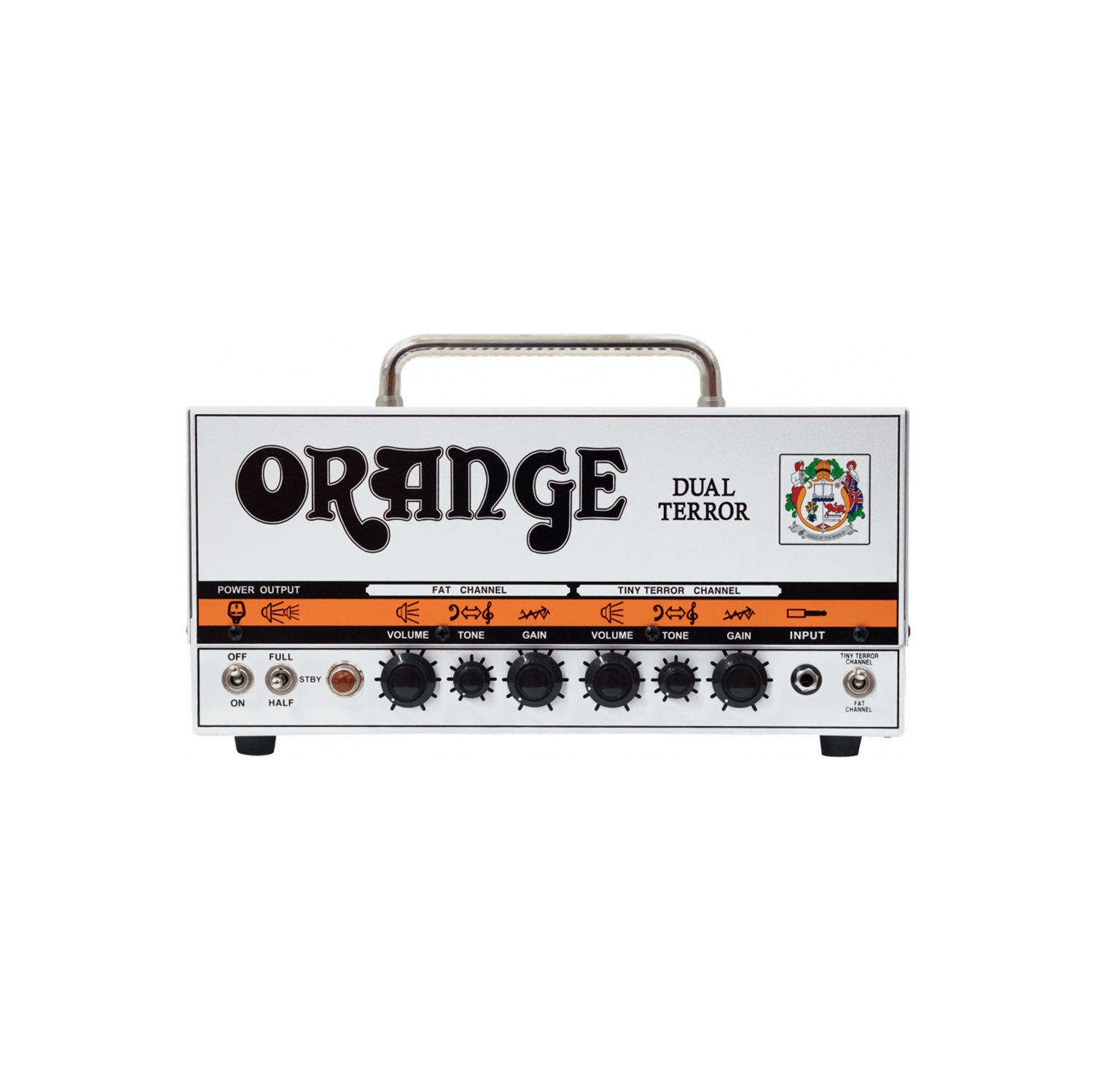 Tête d'amplification de guitare à tube double de type erreur orange