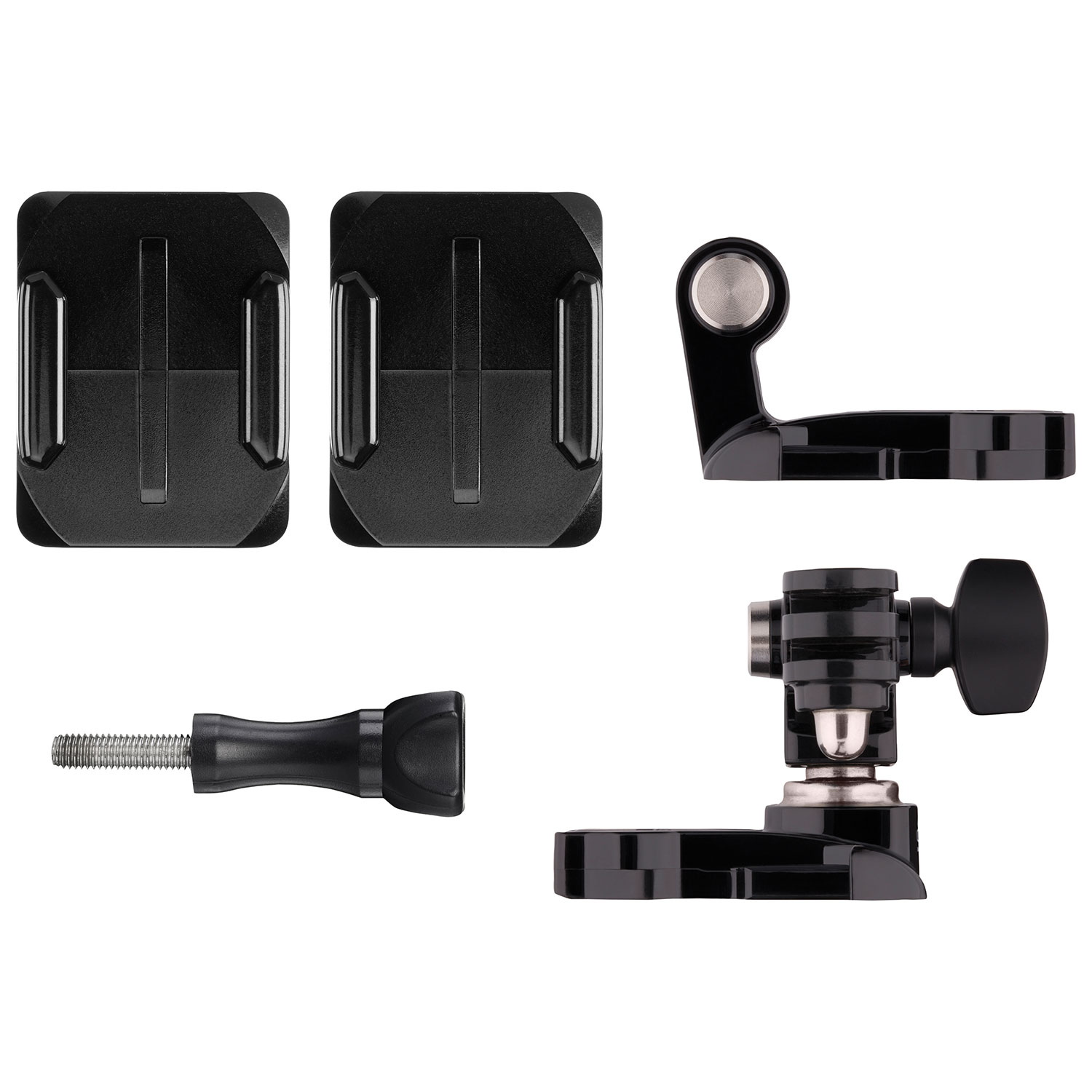 Fixation frontale et latérale pour casque GoPro