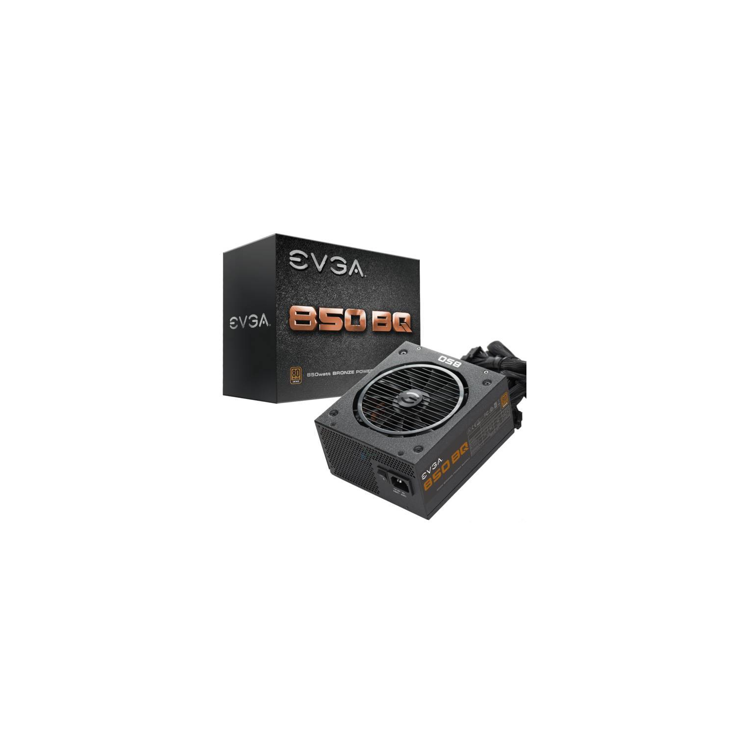 EVGA Power Supply 110-BQ-0850-V1 850 BQ +12V 140mm Fan 850W Retail